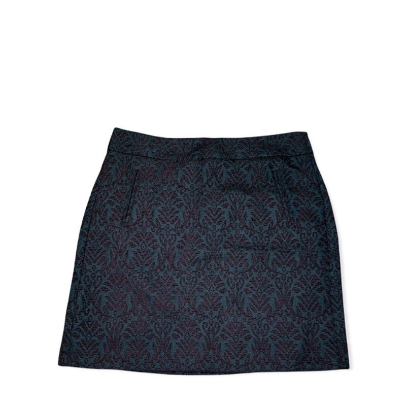 Ann Taylor Ann Taylor LOFT Jacquard Textured Pocket Mini Skirt Size 26" / US 2 / IT 38 - 7 Thumbnail