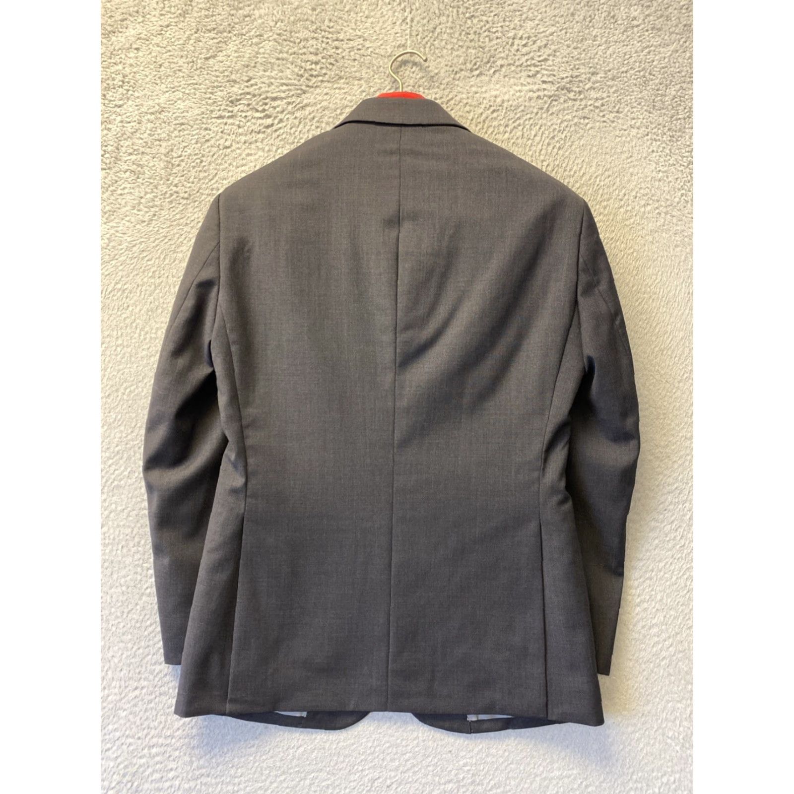 Pronto Uomo VINTAGE Pronto Uomo Men's Gray Wool Blend Sport Coat Jacket 36S Single-Breasted Men's Blazer Size 36S - 7 Thumbnail