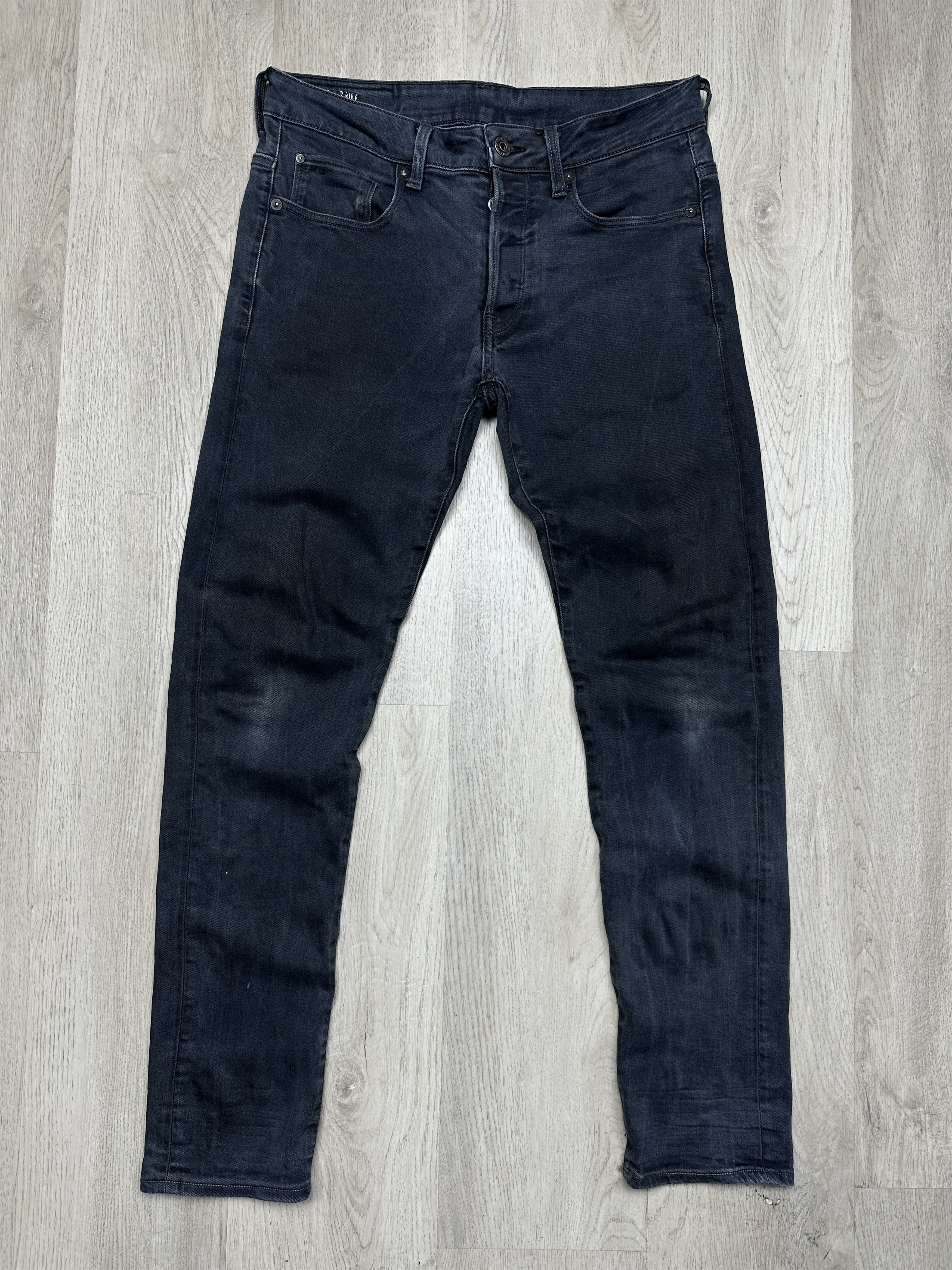 G-Star G Star Raw 3301 Slim Mens Denim Pants Jeans Size US 32 / EU 48 - 1 Thumbnail