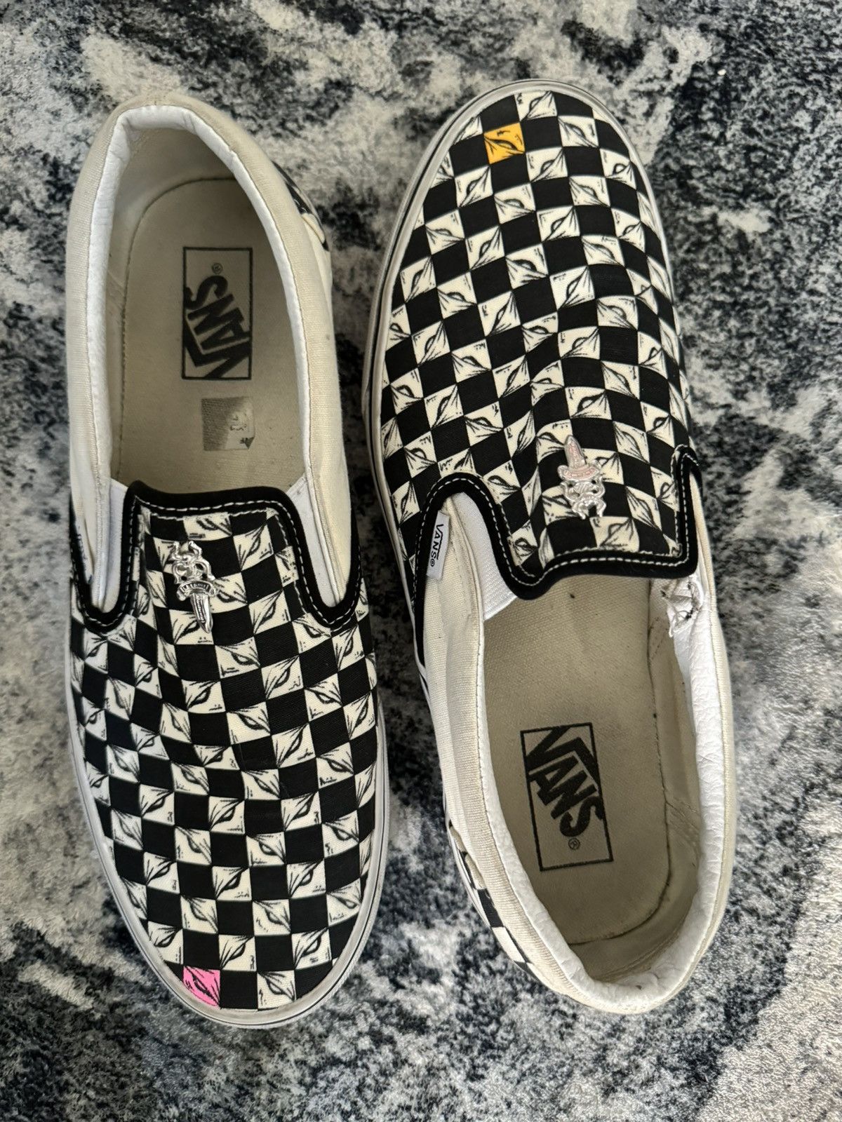Chrome Hearts Chrome Hearts Matty Boy Checkered Vans Mens Size 11 Size US 11 / EU 44 - 5 Thumbnail