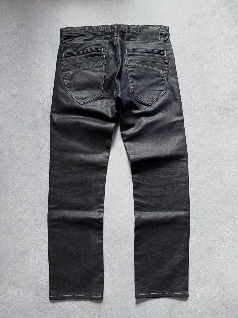 Pepe Jeans Pepe Jeans Waxed Denim Pants Size US 33 - 2 Thumbnail