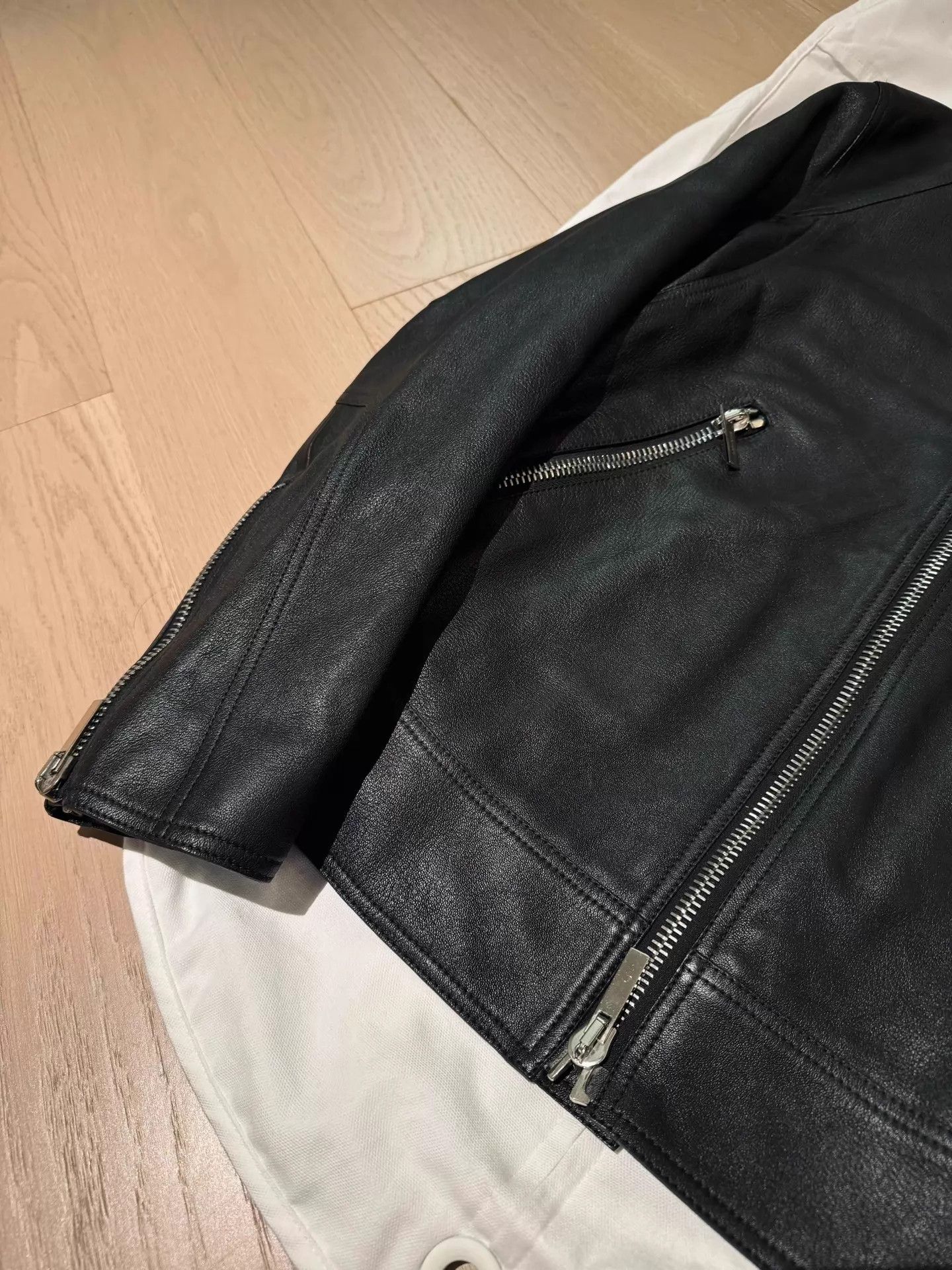 Dior Diorhomme 18FW Lambskin Bumblebee Leather Jacket Size US M / EU 48-50 / 2 - 3 Thumbnail