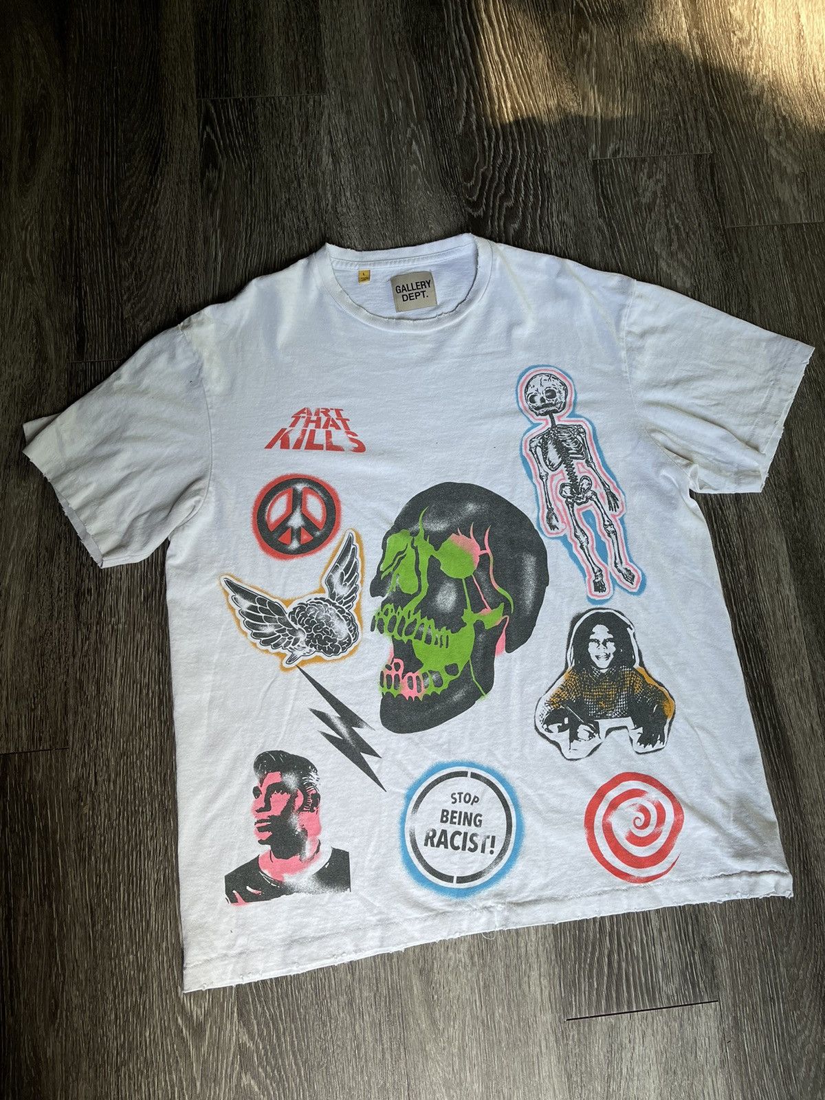 Gallery Dept. Gallery Dept. Art That Kills Illadox Tee Size US L / EU 52-54 / 3 - 1 Thumbnail