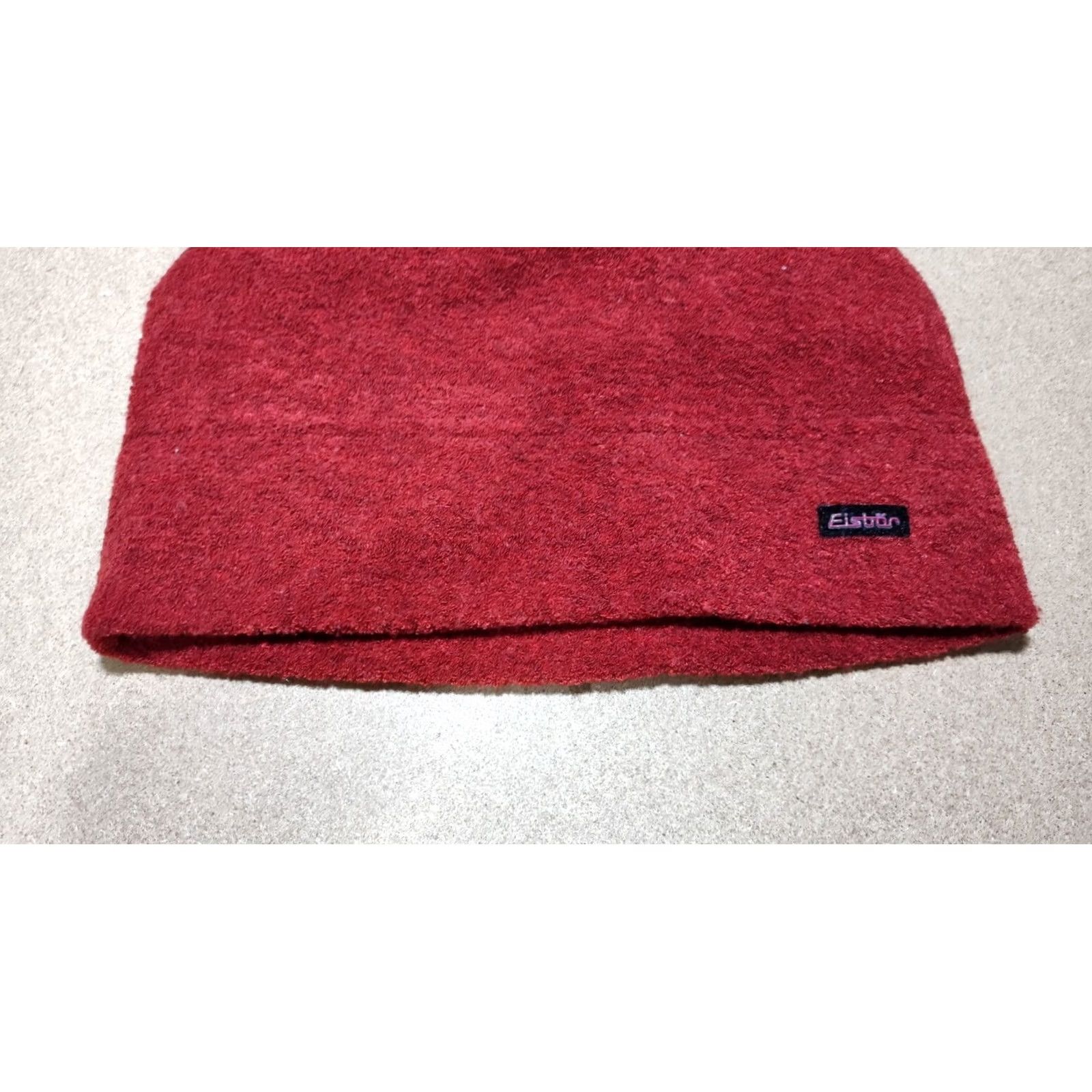 Vintage Eisbär Red Fleece Beanie Hat One Size Thermal Winter Water Resistant Quick Dry Beanie Mens Womens Unisex Adults Hat Size US M / EU 48-50 / 2 - 5 Thumbnail