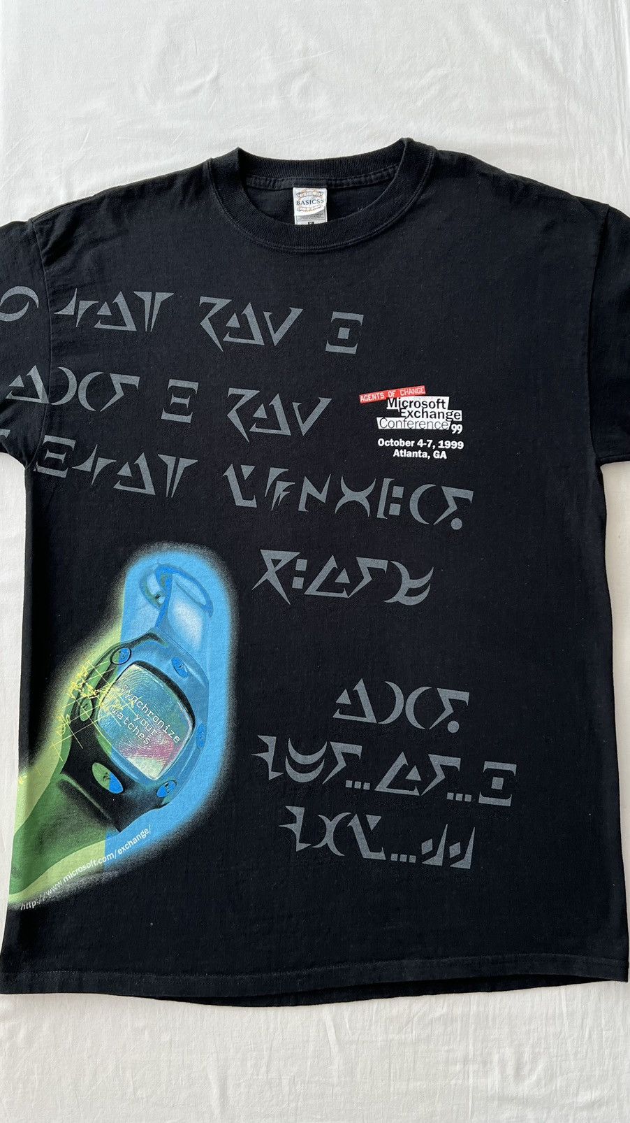 Microsoft Vintage 1999 Microsoft Exchange Conference Promo T-shirt Size US XL / EU 56 / 4 - 3 Thumbnail