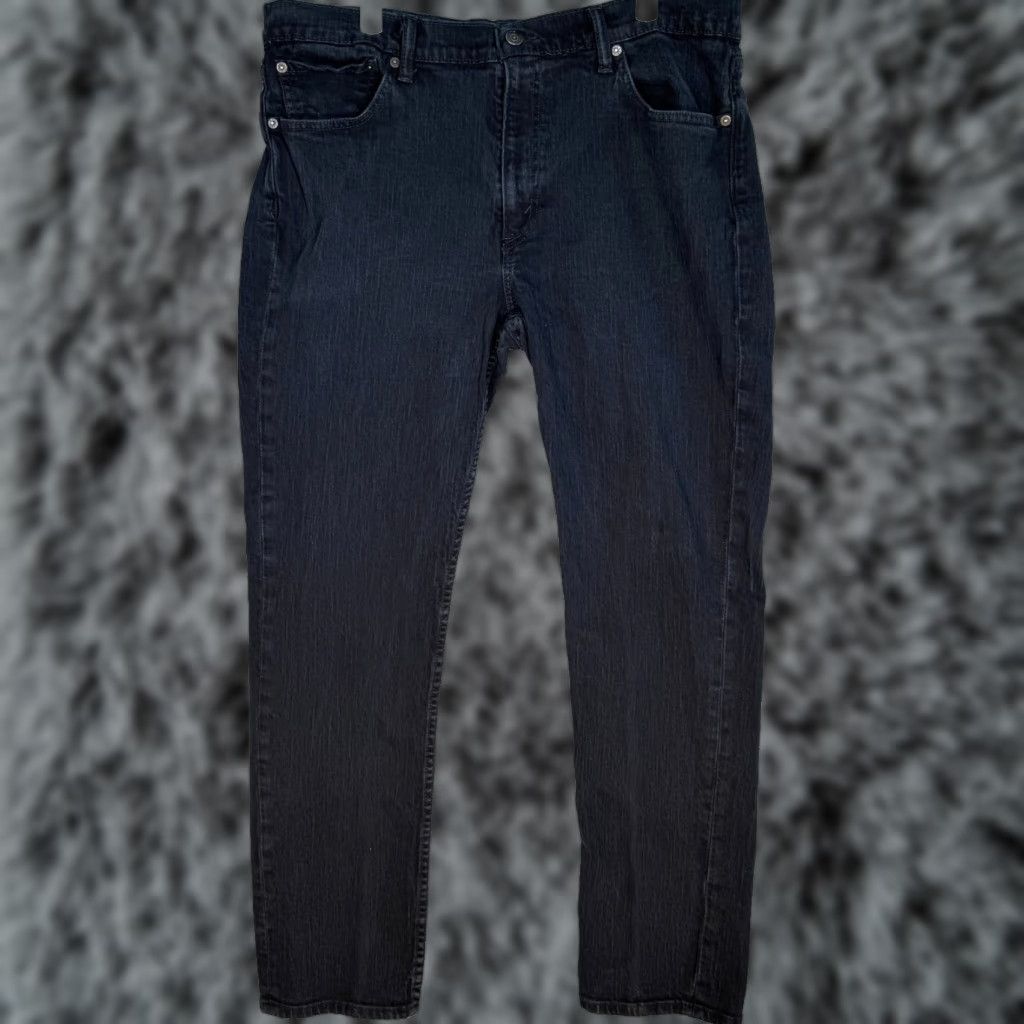 Levi's Levi’s 511 Slim Fit Jeans Men’s 38 x 32 Black Dark Wash Denim Straight Leg Casual Jeans Size US 38 / EU 54 - 1 Thumbnail