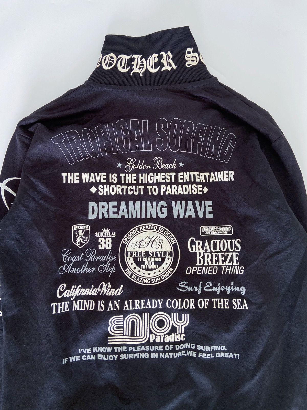 ZAPATEAR GOLDEN BEACH TRACKTOP ZIP JACKET