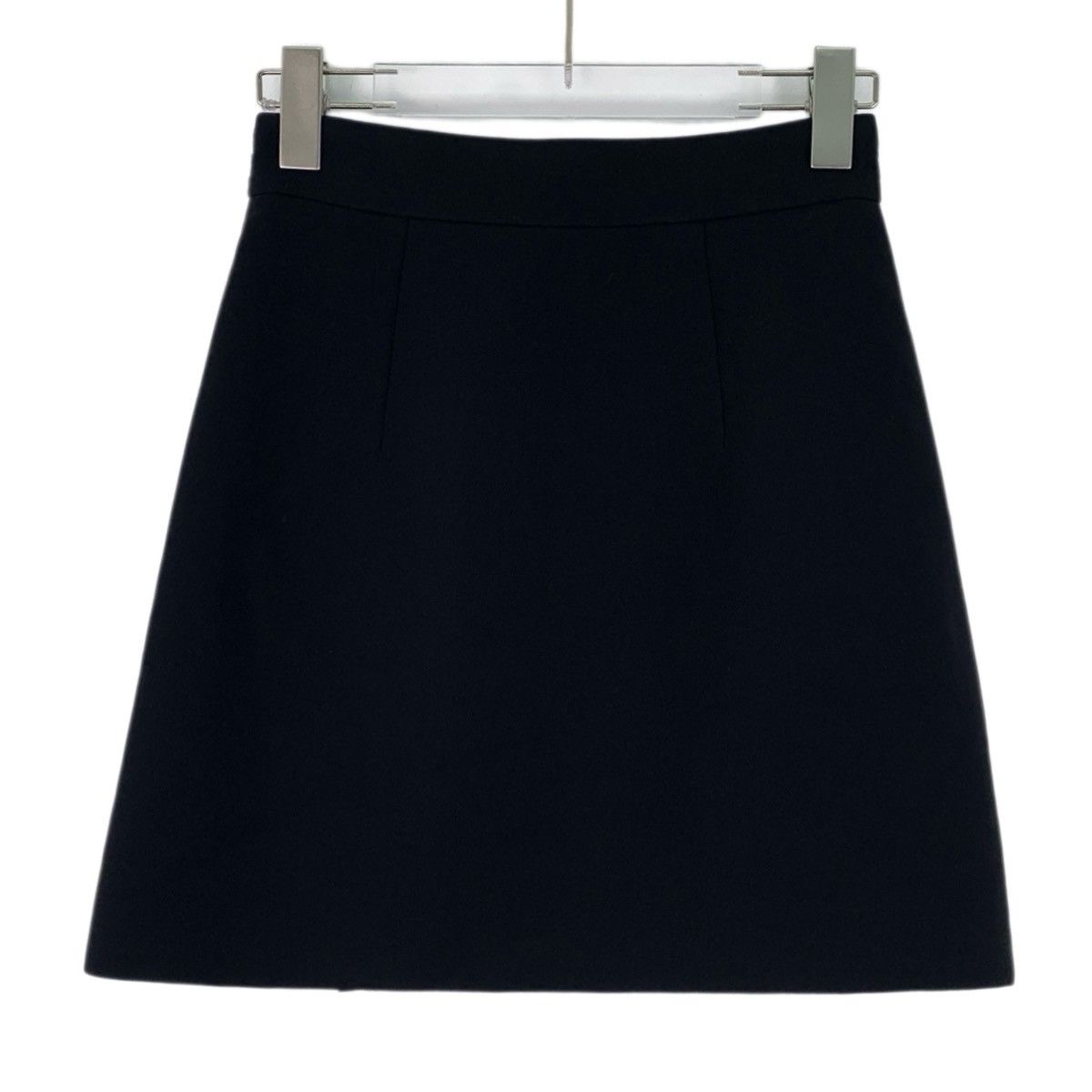Miu Miu Miu Miu Black Bow Casual Mini Skirt K26WX Size 25" / US 0 / IT 36 - 2 Thumbnail