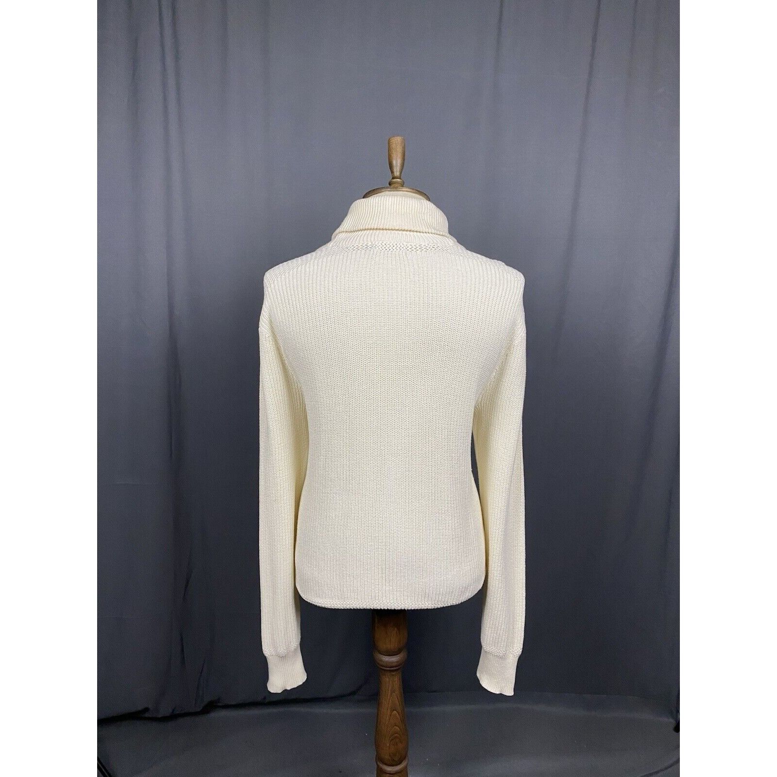 Polo Ralph Lauren Polo Ralph Lauren VTG Men's Beige Heavy Knitted Sweater Size Size US L / EU 52-54 / 3 - 7 Thumbnail
