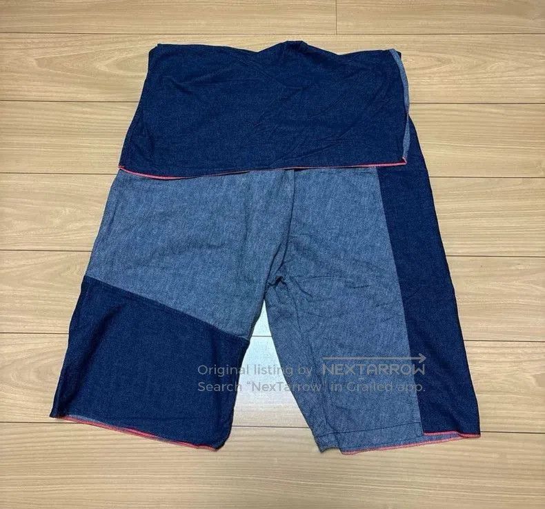 Kapital kapital patchwork indigo cropped pants. Size US 34 / EU 50 - 4 Thumbnail