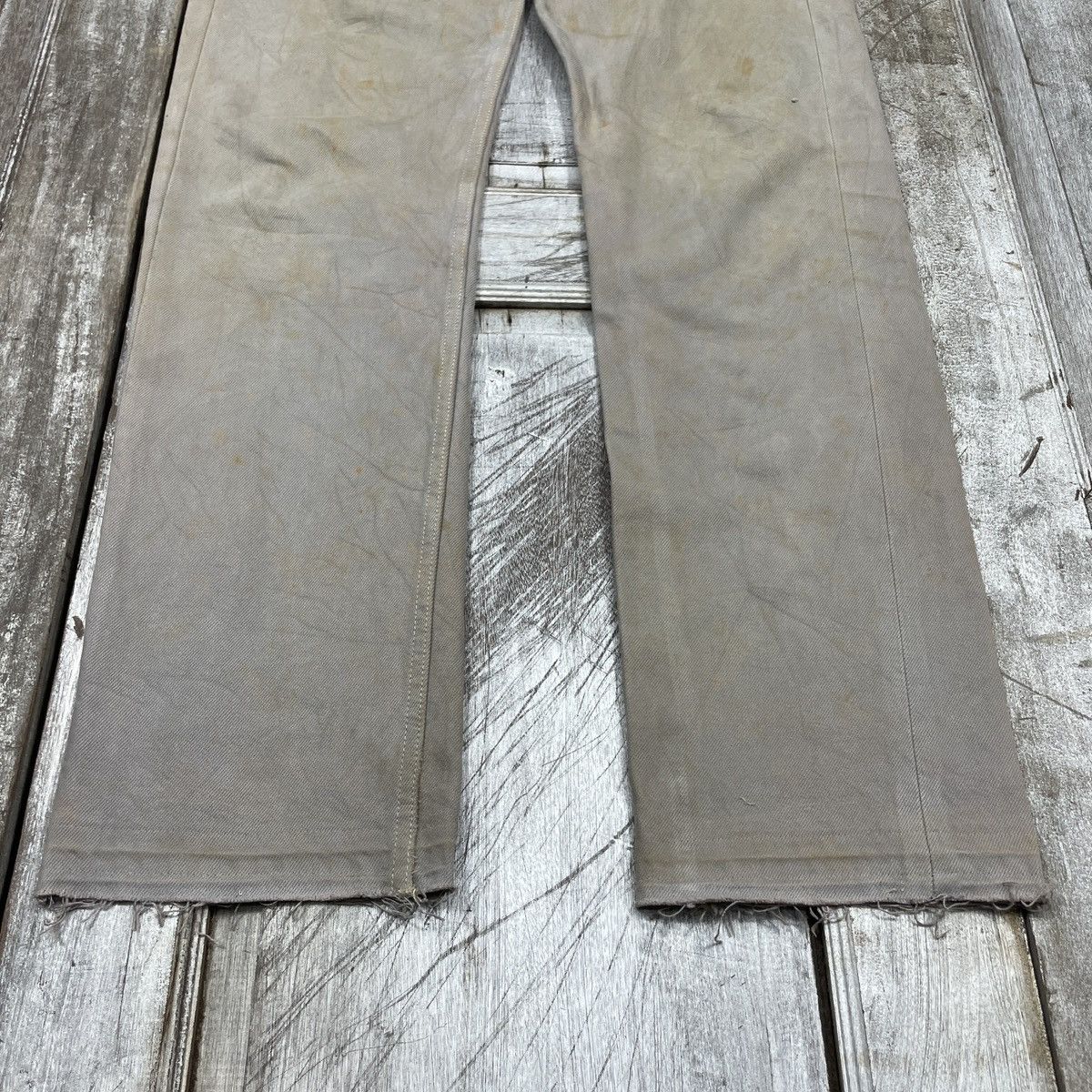 Levi's × Vintage Vintage Levis 501 Grey Faded Jeans wc 378 Size US 29 - 5 Thumbnail