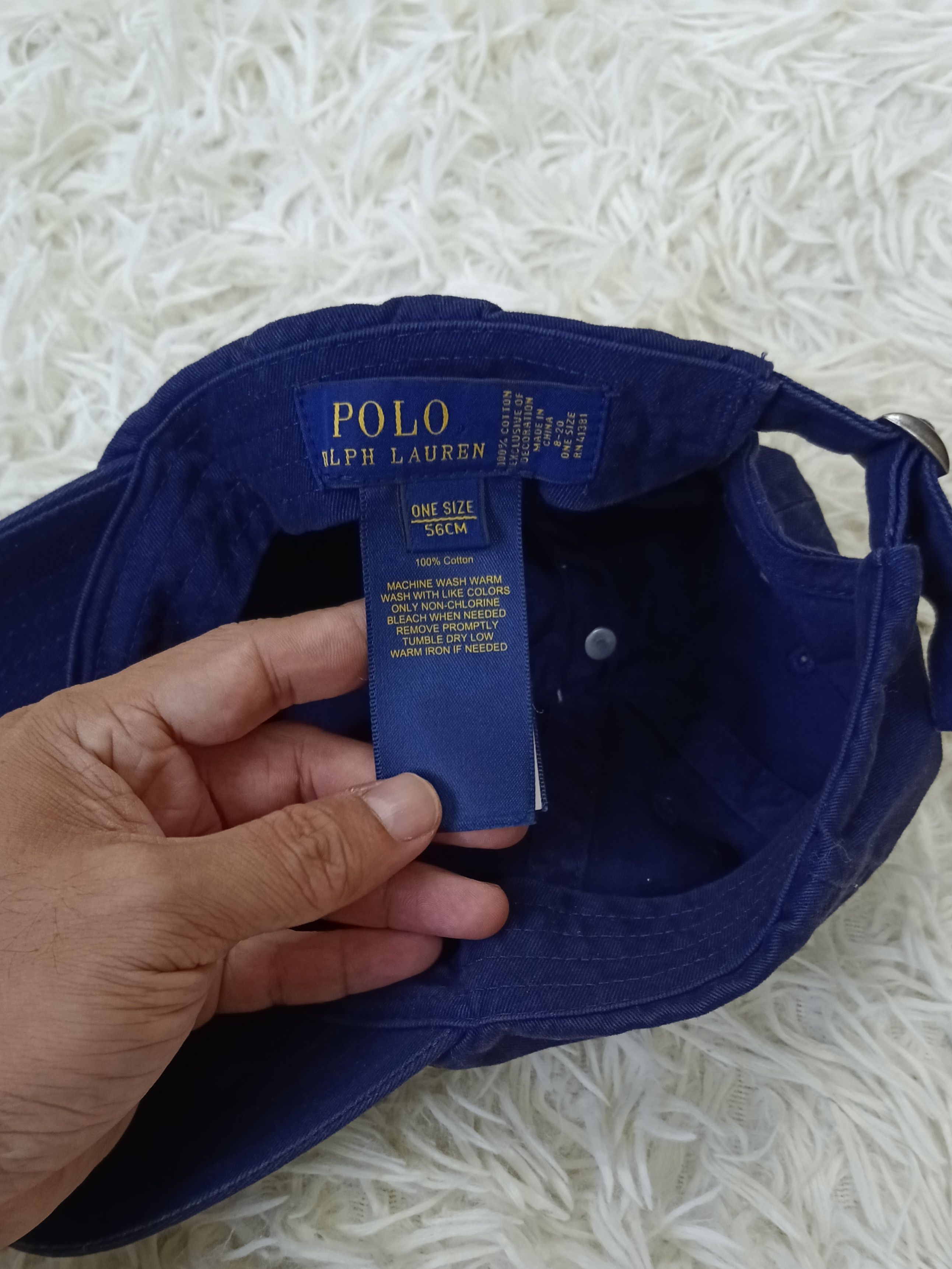 Polo Ralph Lauren POLO RALPH LAUREN SMALL PONY HAT Size ONE SIZE - 3 Thumbnail