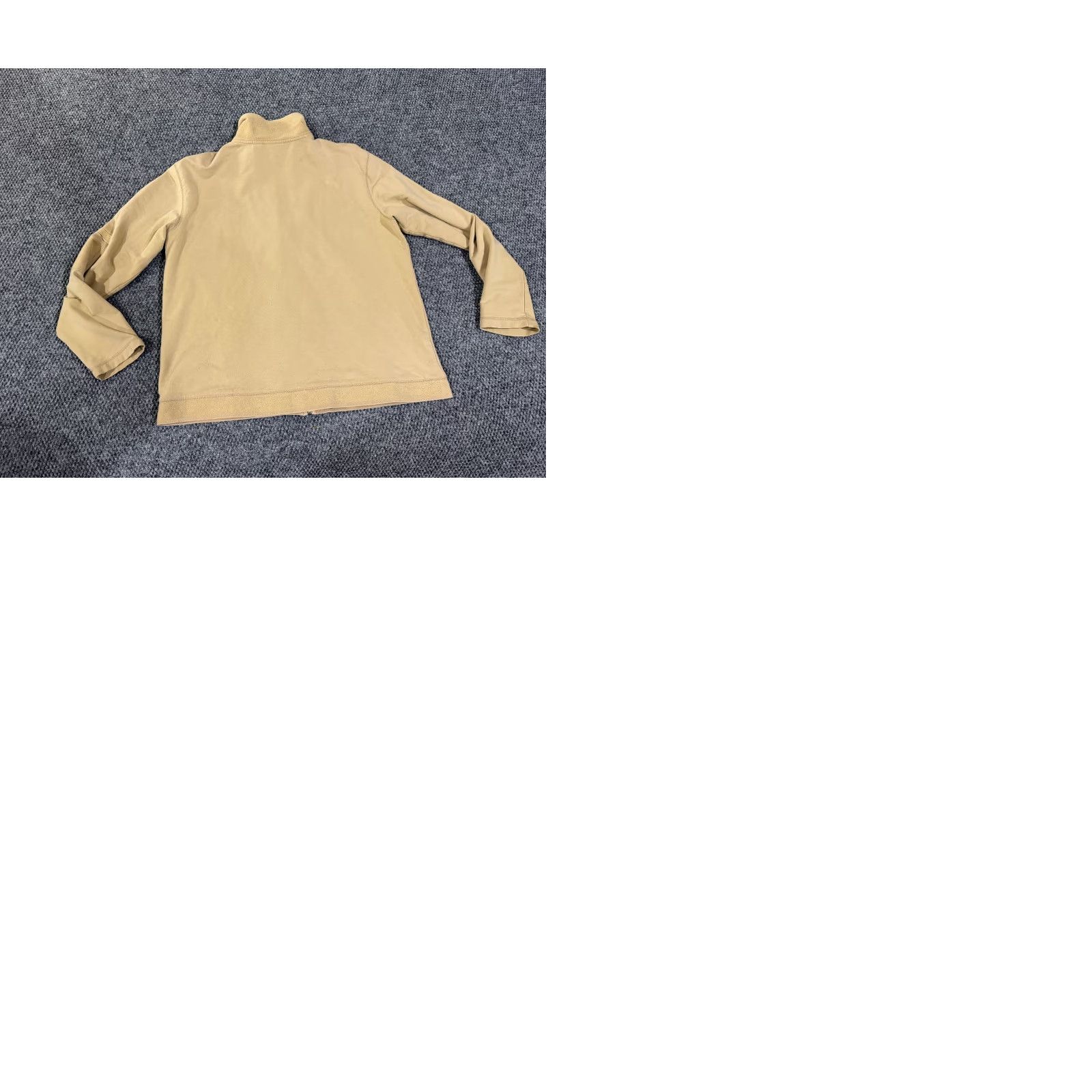 Vintage Chicos Jacket Womens 2 Tan Full Zip Long Sleeve Stretch Casual Medium Regular Size XS / US 0-2 / IT 36-38 - 9 Thumbnail