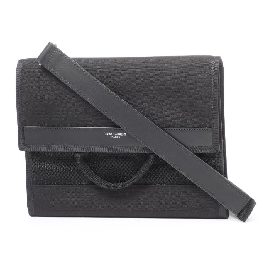 Yves Yves Saint Laurent Crossbody Bag Sacoche Fabric