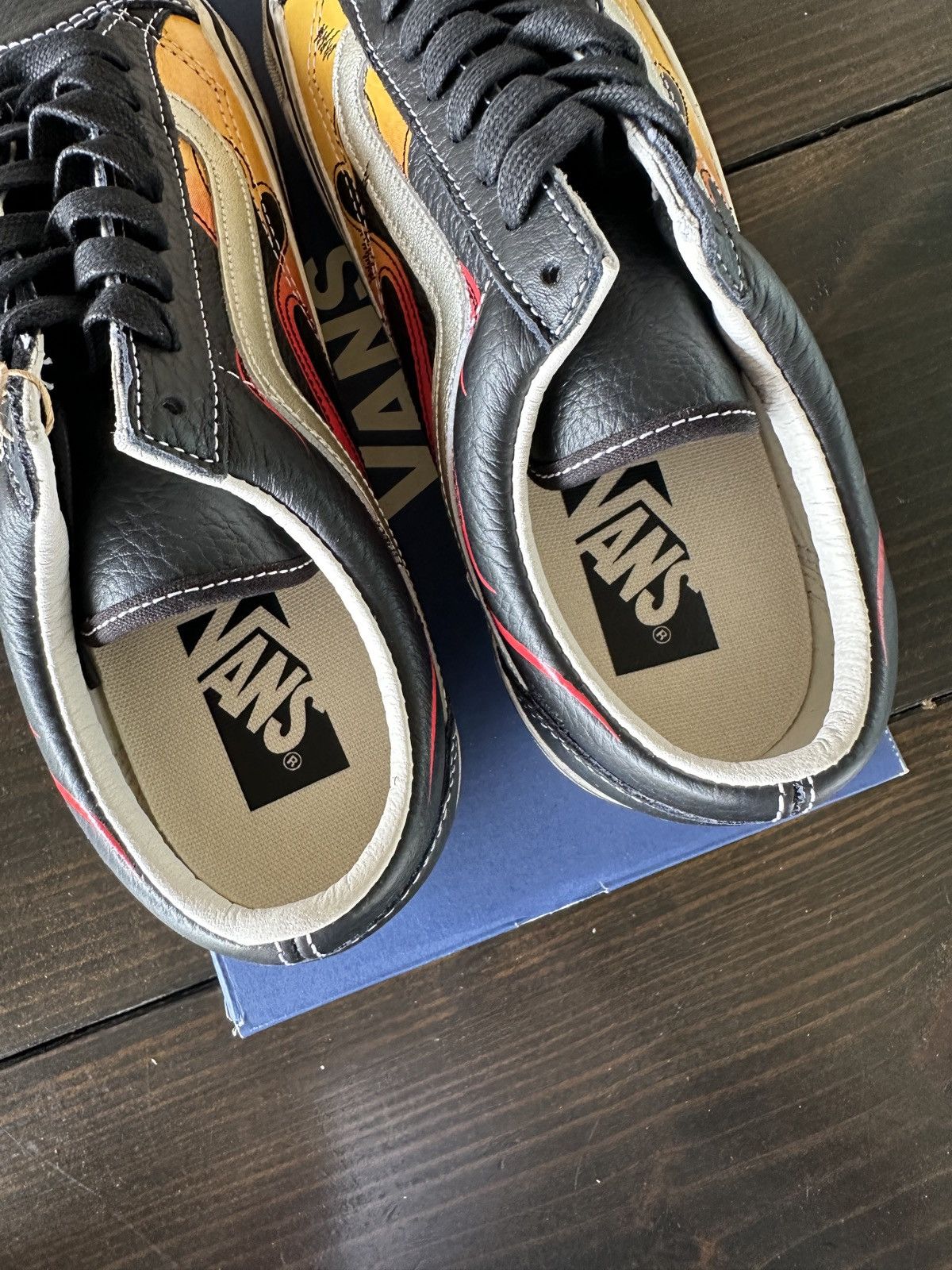 Vans Vans Old Skool Archive Flame Pack Black Size US 12 / EU 45 - 8 Thumbnail