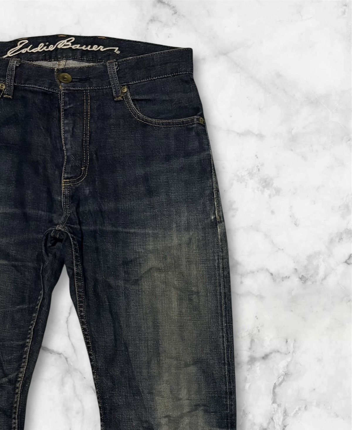 Eddie Bauer Japanese Eddie Bauer Streetwear Jeans Vintage Denim Size US 31 - 5 Thumbnail