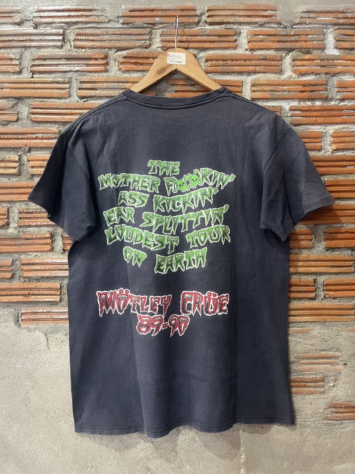 Band Tees Vtg Motley Crue Drx.FeelGood PusHead 1989’s Design Tshirt Size US L / EU 52-54 / 3 - 3 Thumbnail