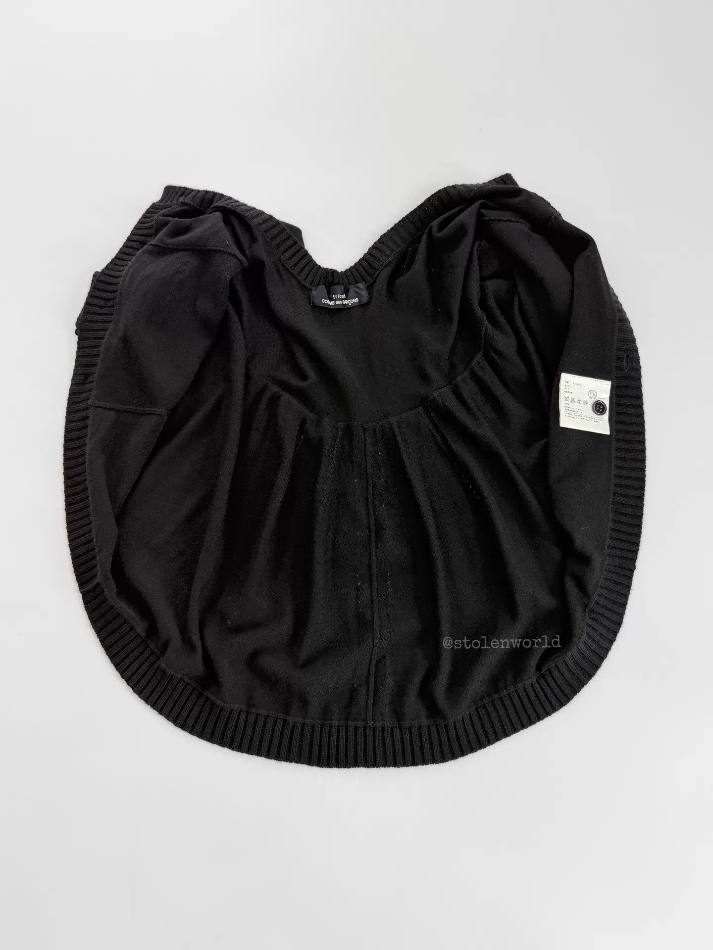 Comme des Garcons Comme des Garçons Cocoon Balloon Wool Cardigan Size ONE SIZE - 4 Thumbnail