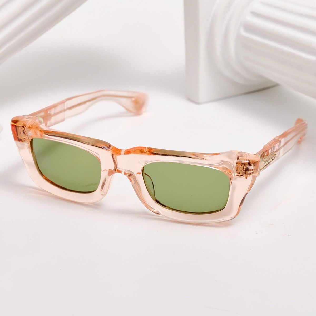 Chrome Hearts CHROME HEARTS STEEZIN PINK CRYSTAL SUNGLASSES Size ONE SIZE - 2 Thumbnail