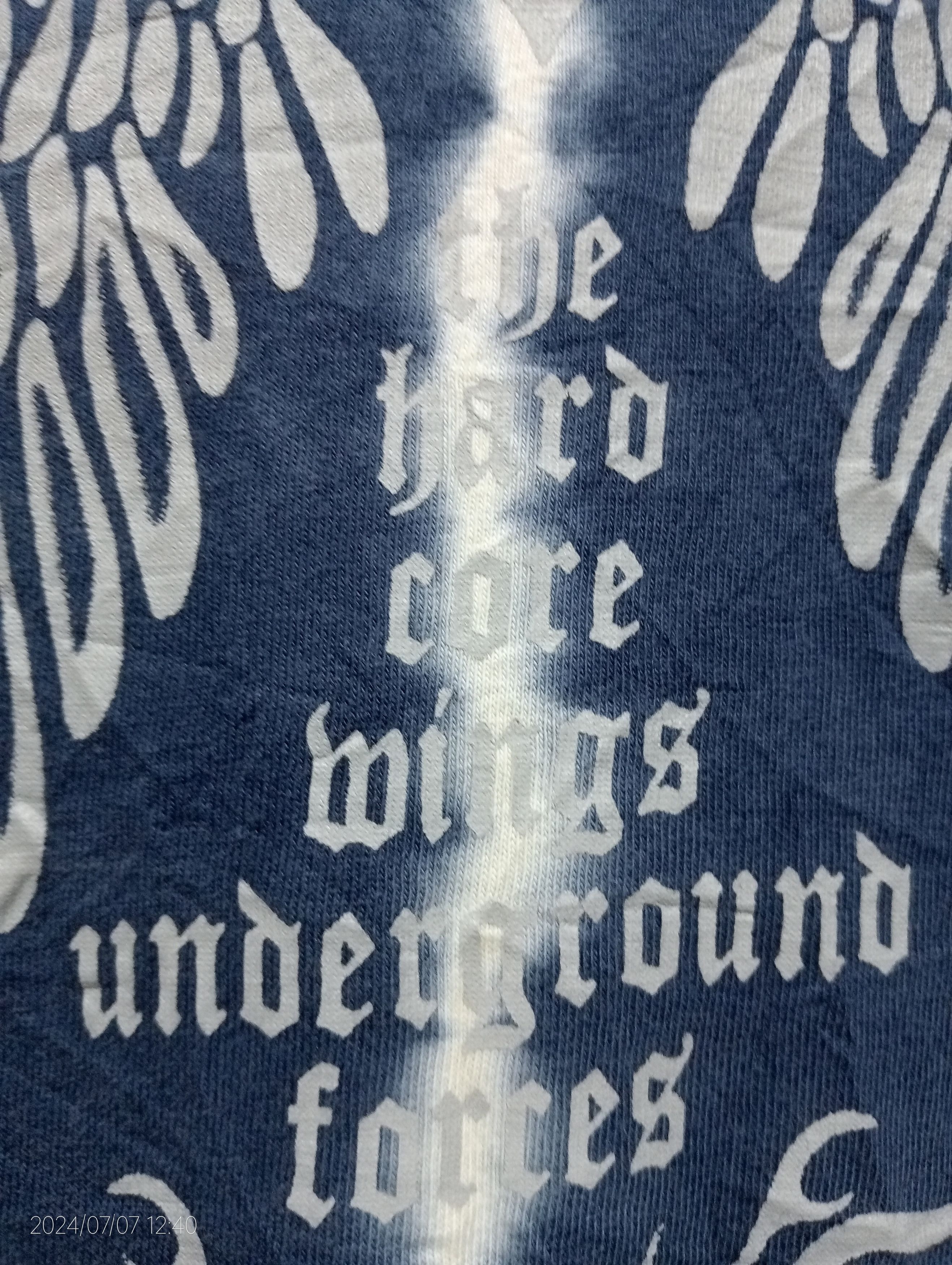 Hall Of Fame Vintage Hall of Fame The Hard Core Wings Underground Tee Size US M / EU 48-50 / 2 - 9 Thumbnail