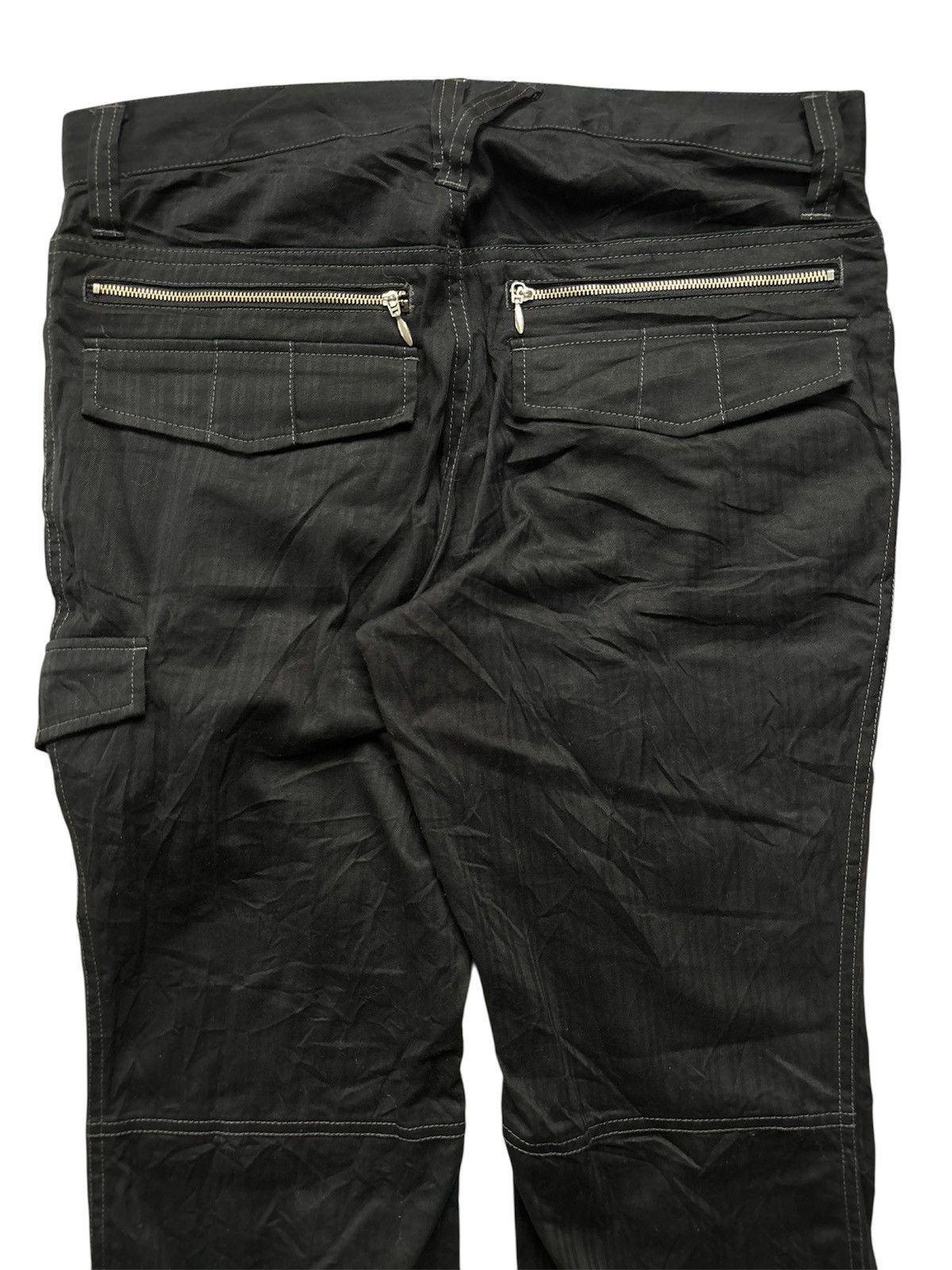 Tornado Mart Multi Zip Flare Pants Size US 32 / EU 48 - 4 Thumbnail