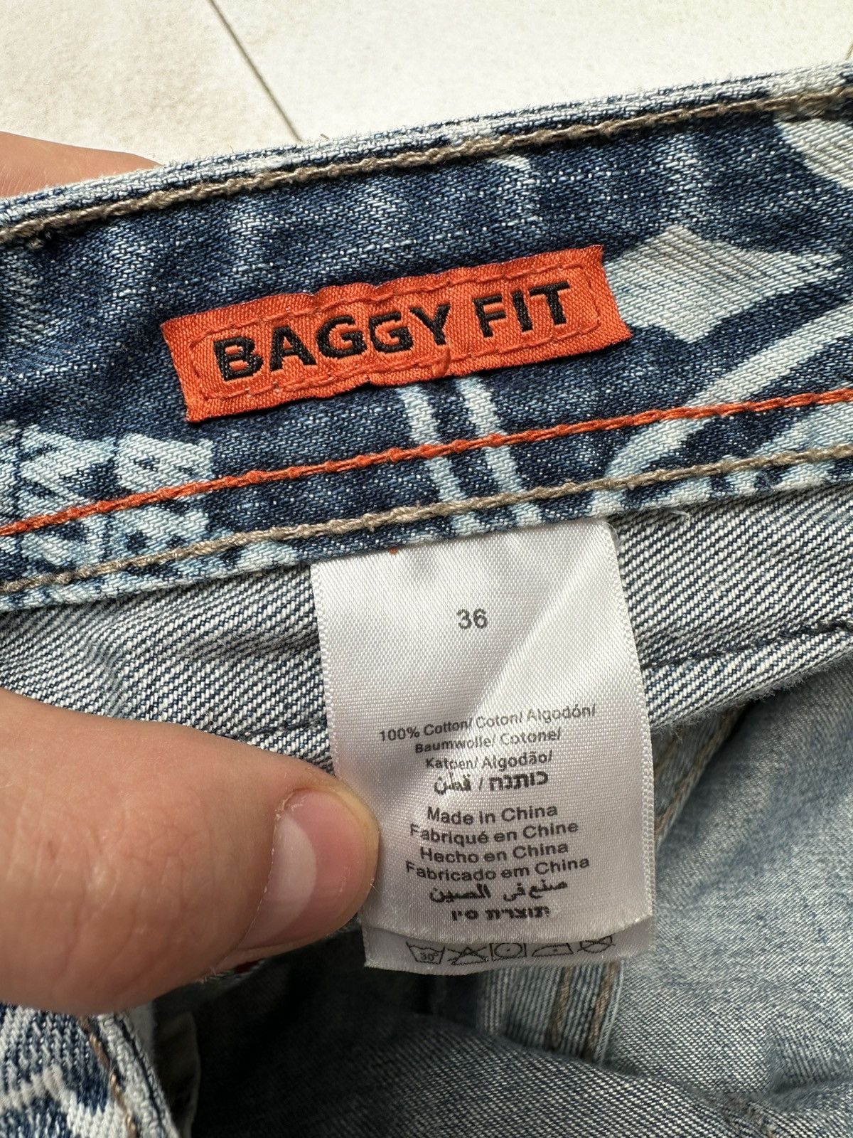 Japanese Brand Sir Benni Miles Baggy Graffiti Denim Shorts-Y2K Streetwear Size US 36 / EU 52 - 9 Thumbnail
