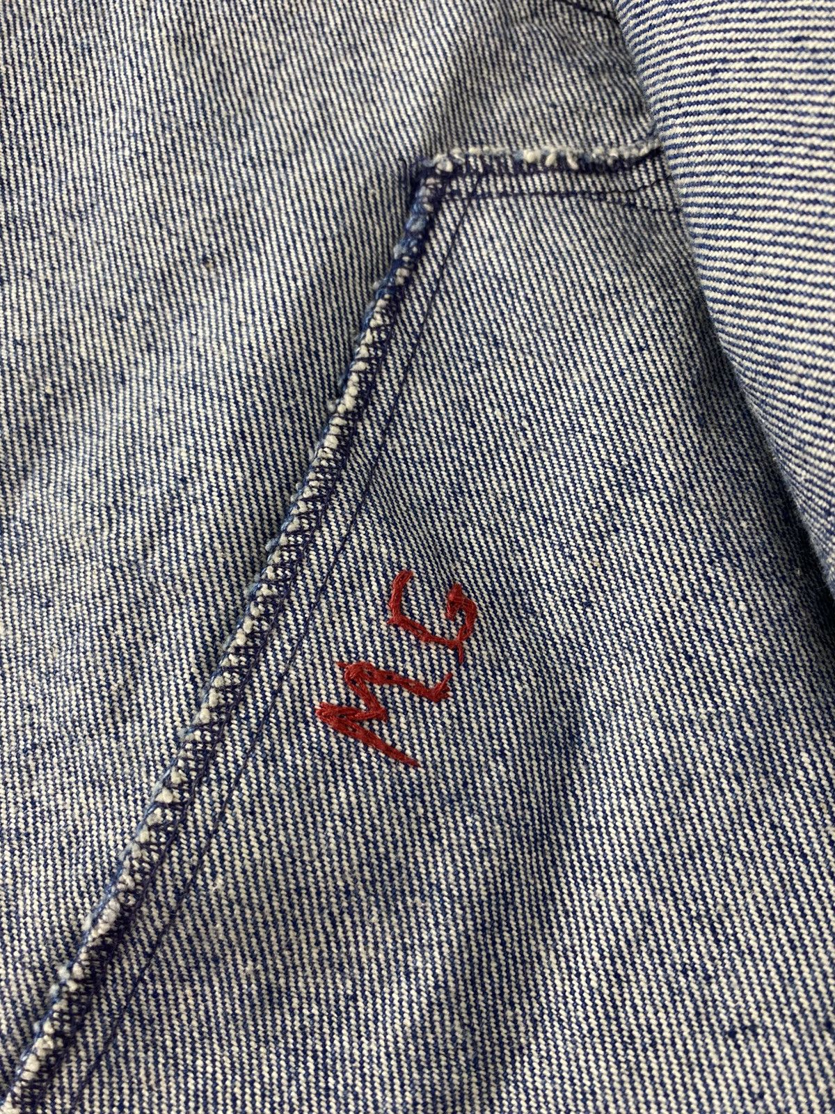 Other The Talbot Indigo Denim Chore Jeans Jacket Corduroy Collar Size US XL / EU 56 / 4 - 8 Thumbnail