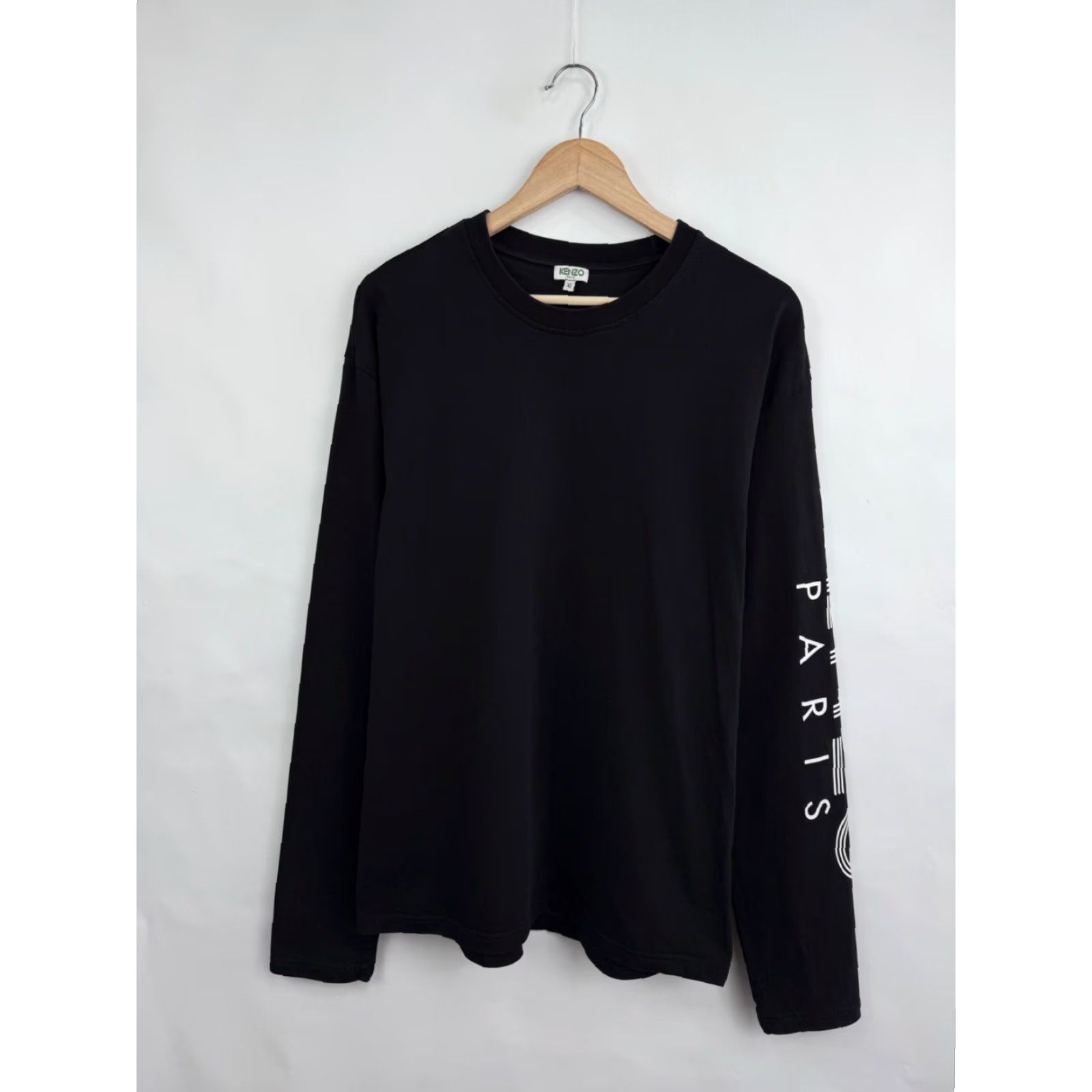 Kenzo KENZO Paris France Long Sleeve Retro Hype T-Shirt XL Black Size US XL / EU 56 / 4 - 4 Thumbnail