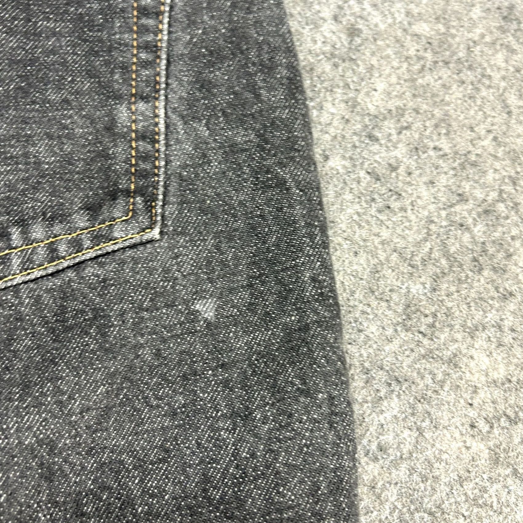 Gap VINTAGE Gap Jeans Mens 32x31 Black Relaxed Tapered Medium Wash Denim 90s Size US 32 / EU 48 - 6 Thumbnail