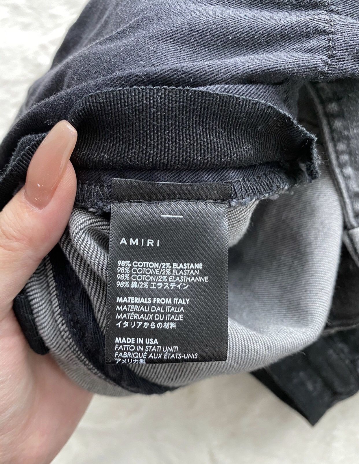 Amiri Amiri Python Leather Pattern Jeans 2412-Nextarrow Size US 34 / EU 50 - 5 Thumbnail