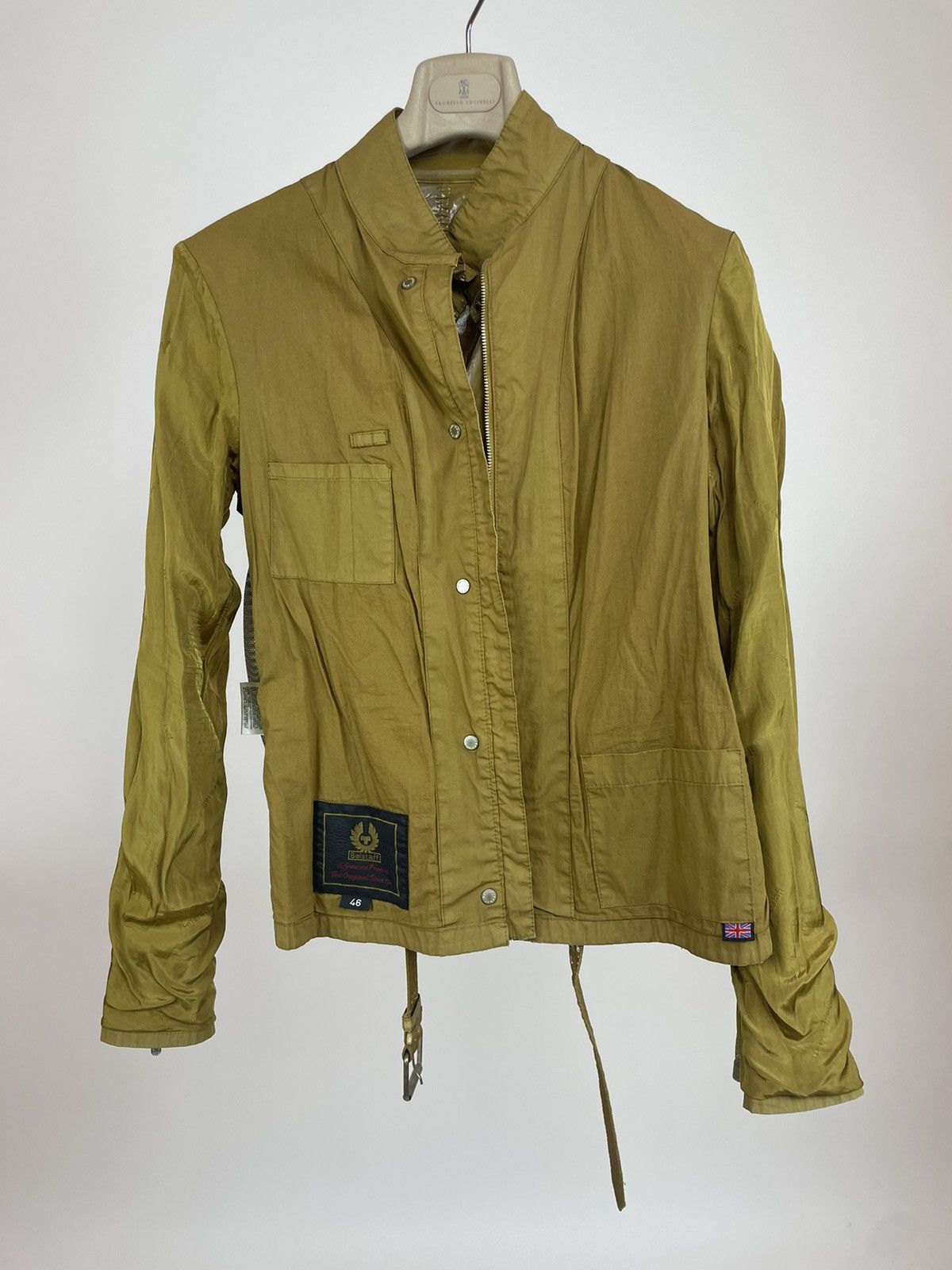 Belstaff Belstaff Gold Neon Cargo Belted jacket Womens size 46 Size L / US 10 / IT 46 - 14 Thumbnail