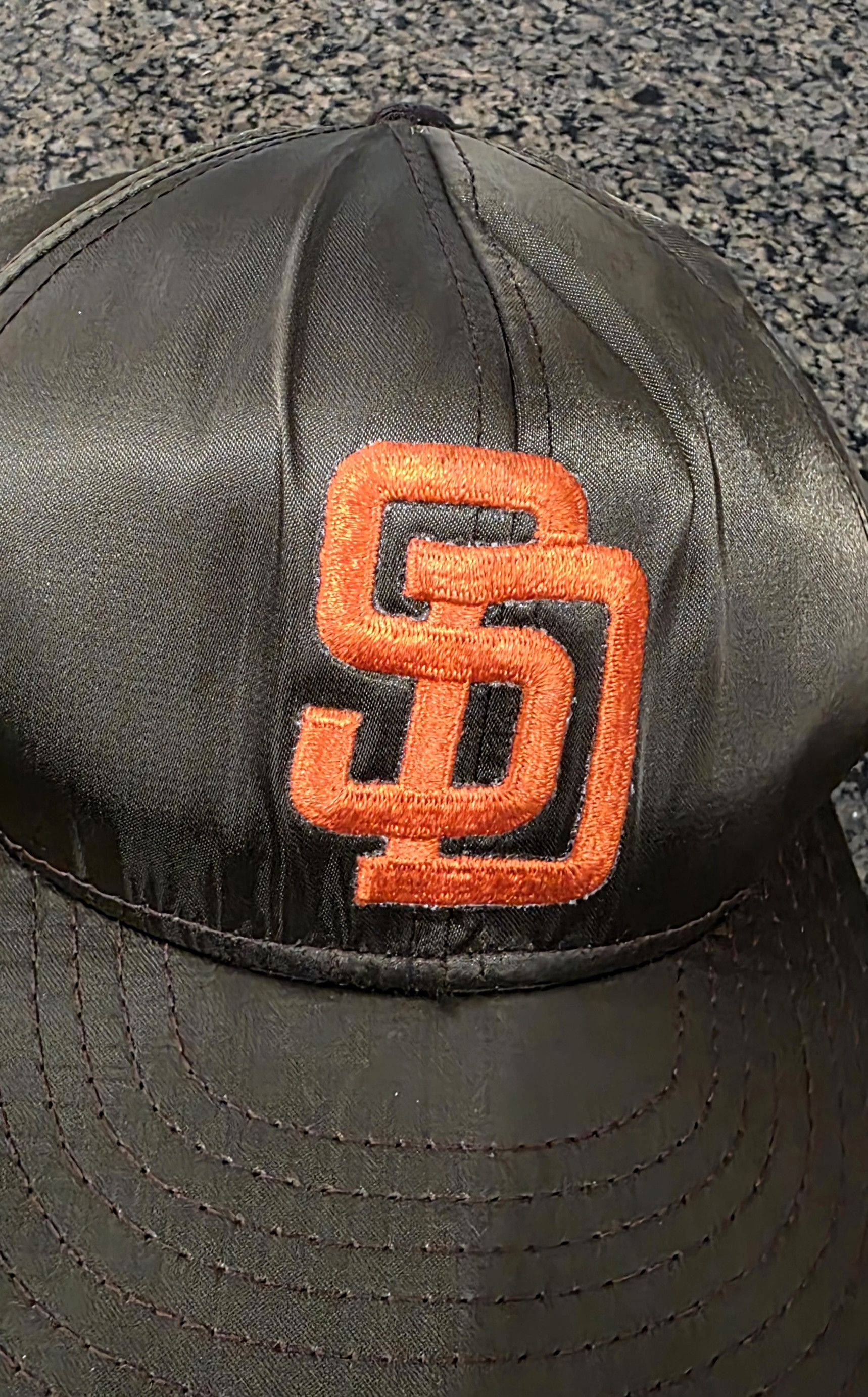 Other Vintage Supersatin Brown Orange San Diego Padres Satin Snap Size ONE SIZE - 8 Thumbnail