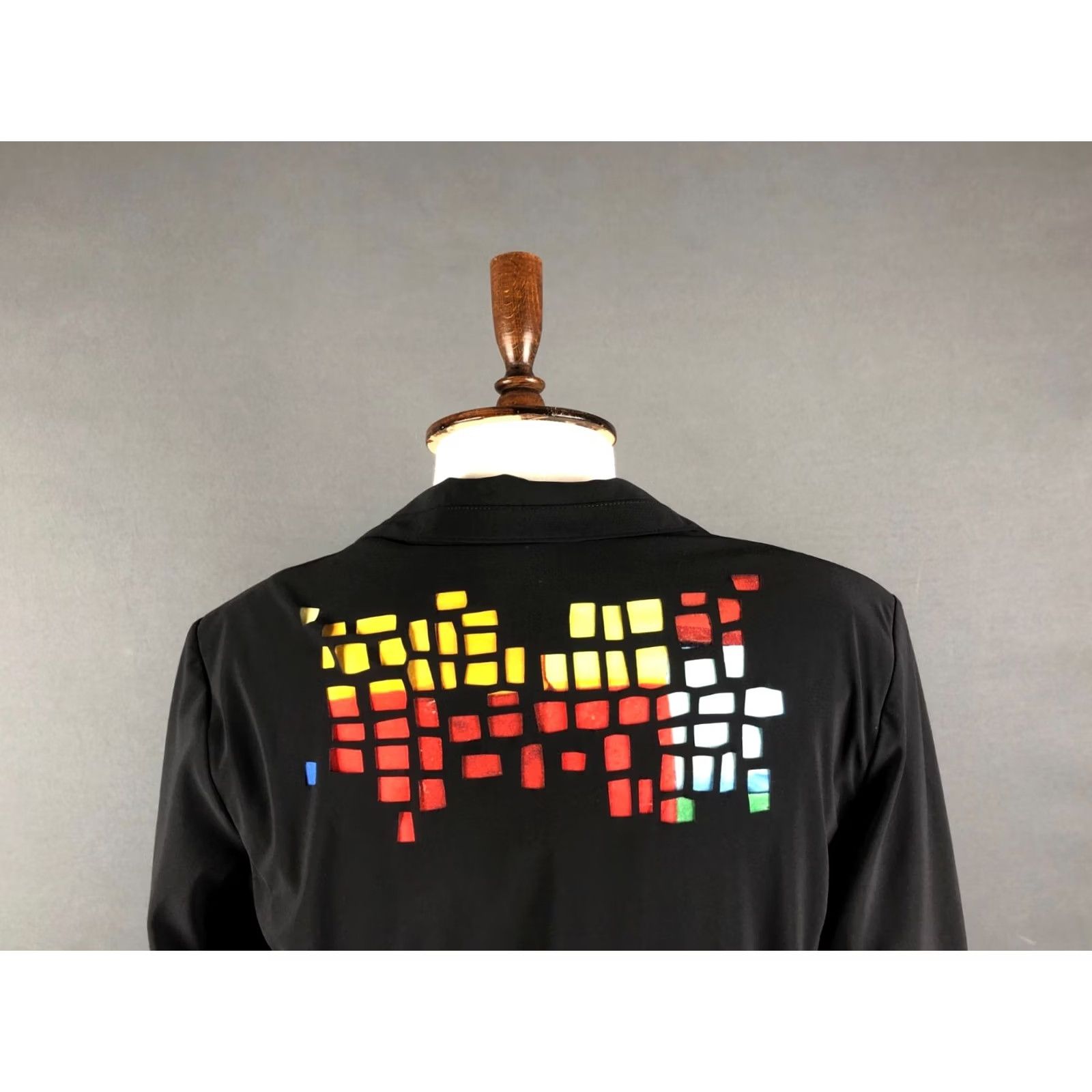Vintage Aventures Des Toiles Womens Jacket - Black Polyamide Single-Breasted - 38" Size Size XS / US 0-2 / IT 36-38 - 4 Thumbnail