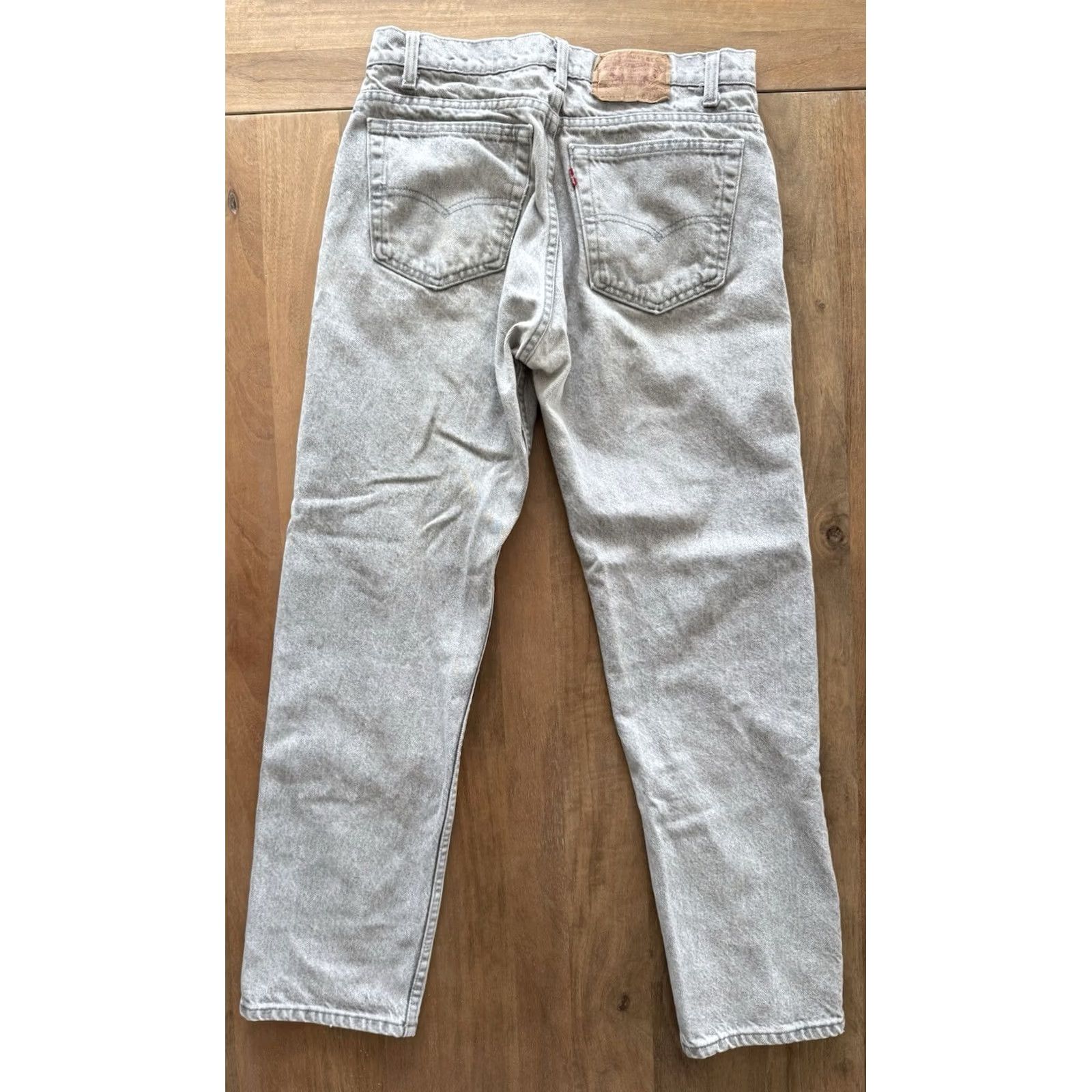 Levi's VINTAGE Levi's 505 Jeans Regular Fit Denim Acid Wash Gray 33x30 Mens Jeans 5-Pocket City Grunge 80s 90s Levi's 500 Series USA Vintage ReplacementTitle Size US 33 - 2 Thumbnail