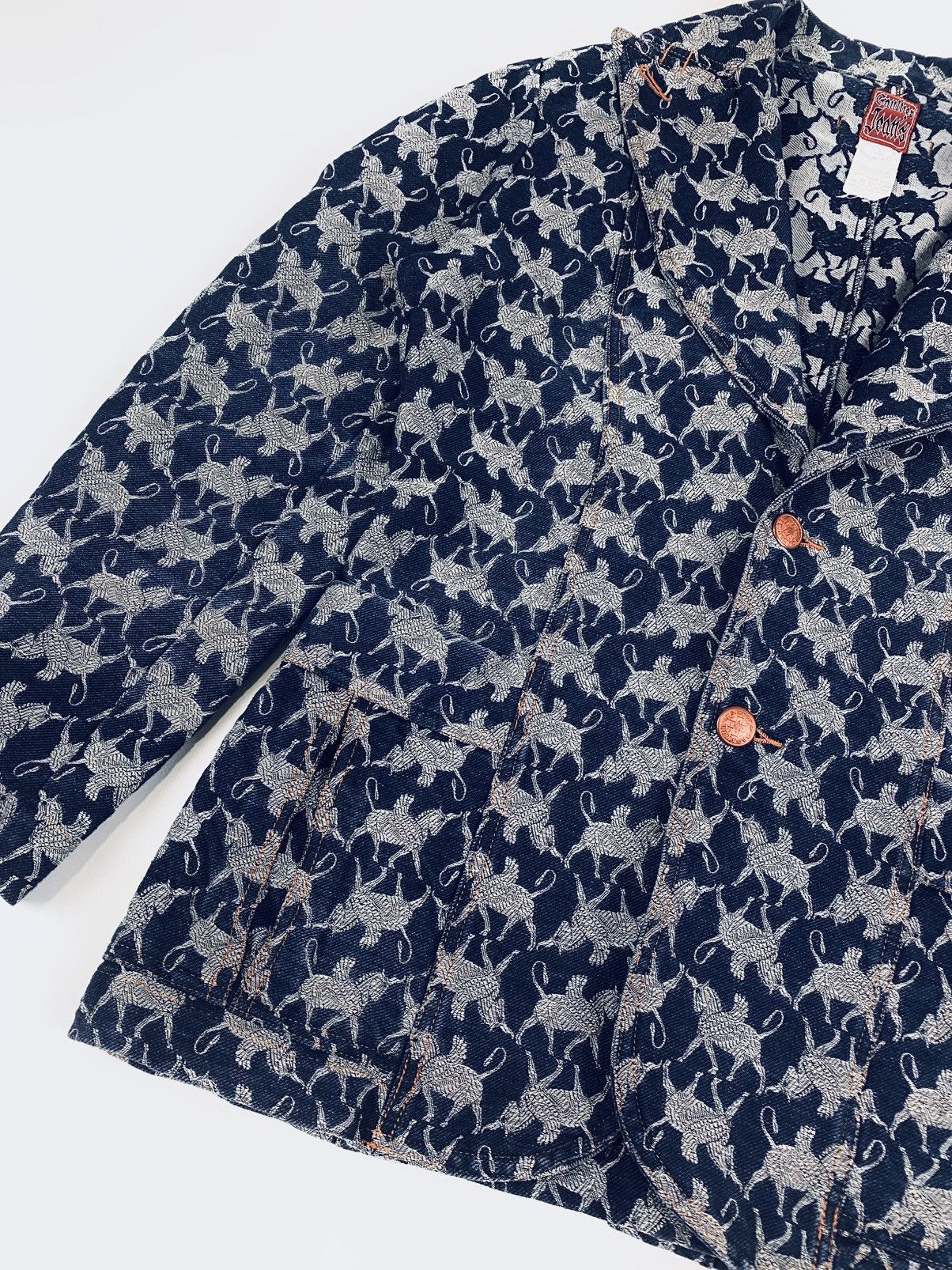 Jean Paul Gaultier SS1994 Jean Paul Gaultier Pegasus Patterned Jacket Size M / US 6-8 / IT 42-44 - 8 Thumbnail