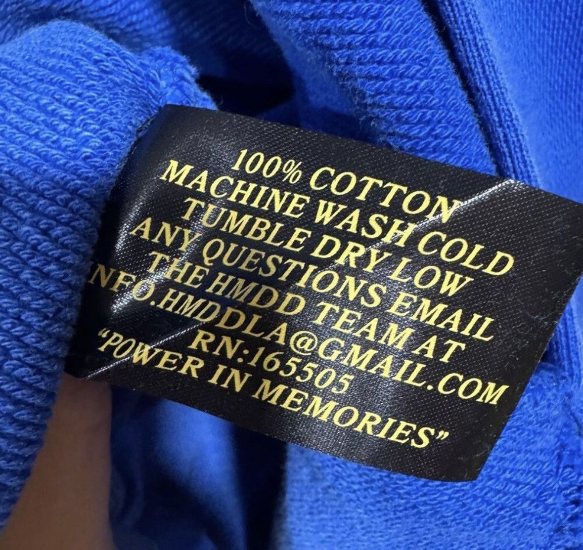 HMDD HMDD H-Star Zip Up Sweatshirt Blue NEW Size US S / EU 44-46 / 1 - 8 Thumbnail