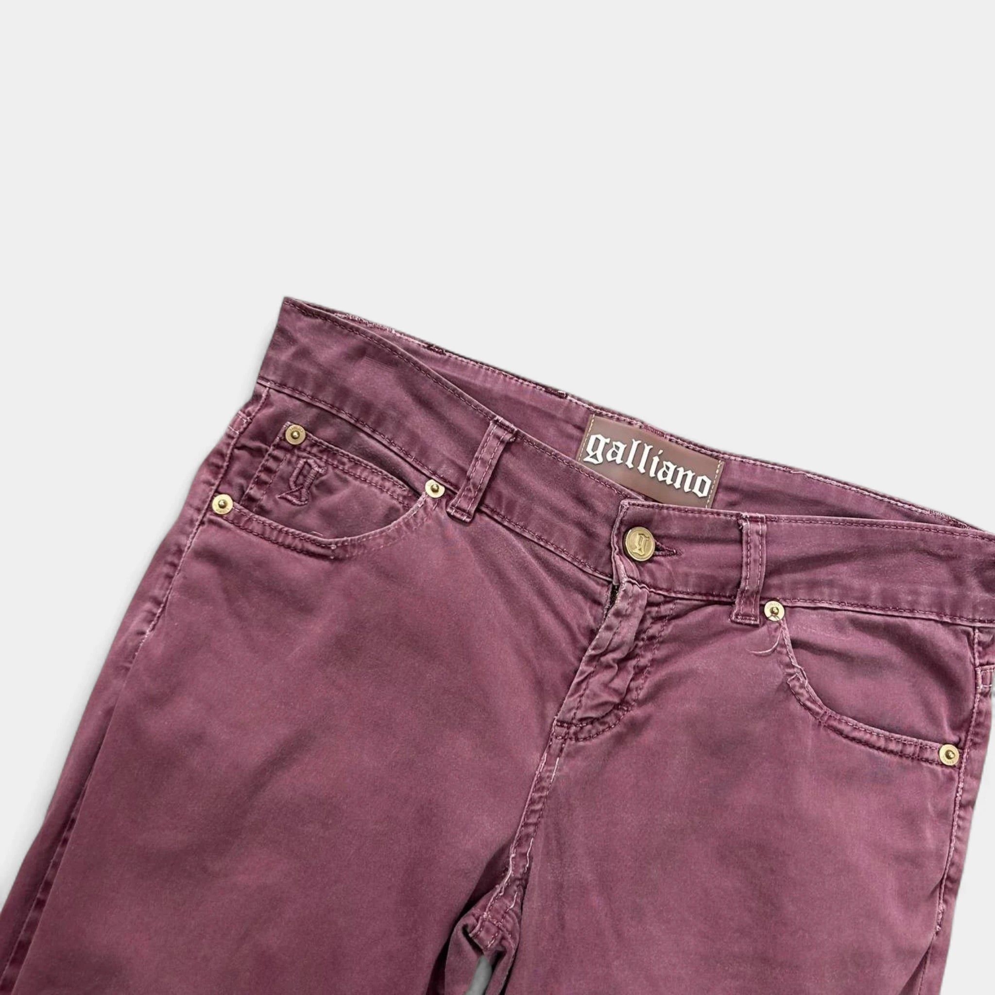 John Galliano Galliano 2000s Pink Pants Size US 26 / EU 42 - 3 Thumbnail