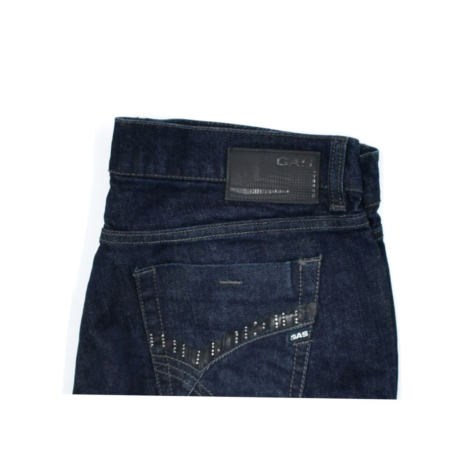 GAS Gas Womens Capri Jeans W29 L26 Navy Blue Cotton Jeans Size 29" - 4 Thumbnail