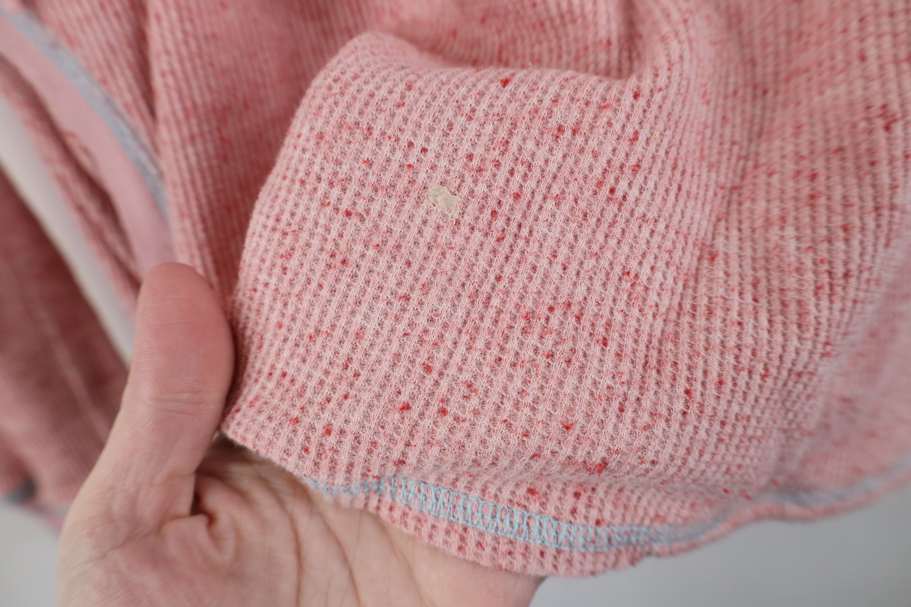 Free People Free People Babydoll Bella Thermal Waffle Knit Hoodie Size M / US 6-8 / IT 42-44 - 4 Thumbnail