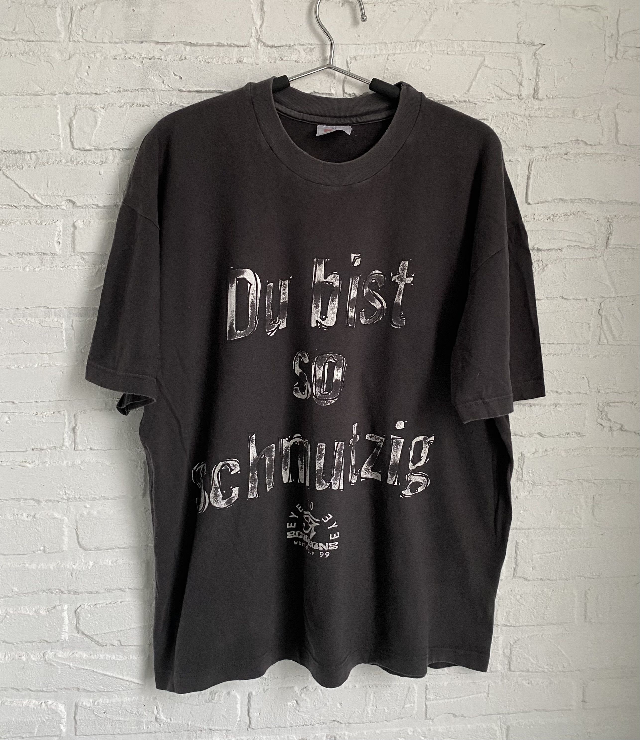 Band Tees × Vintage 1999 Scorpions EYE to EYE du bist so schmutzig tour t-shirt Size US XL / EU 56 / 4 - 1 Thumbnail