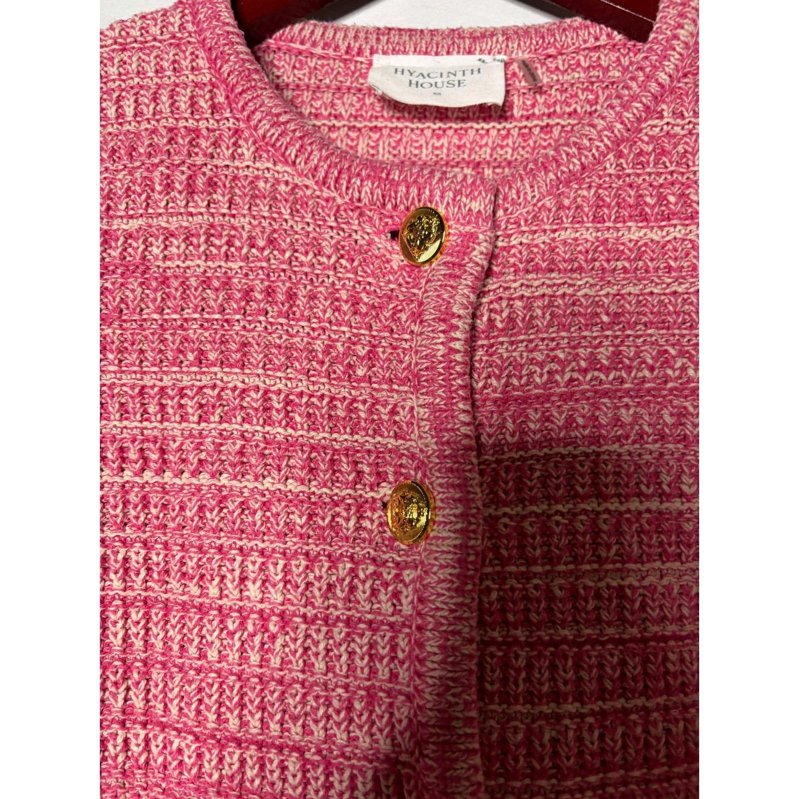 Other Hyacinth House Marled Pink Maybourne Cardigan blazer sz XS Size XS / US 0-2 / IT 36-38 - 4 Thumbnail