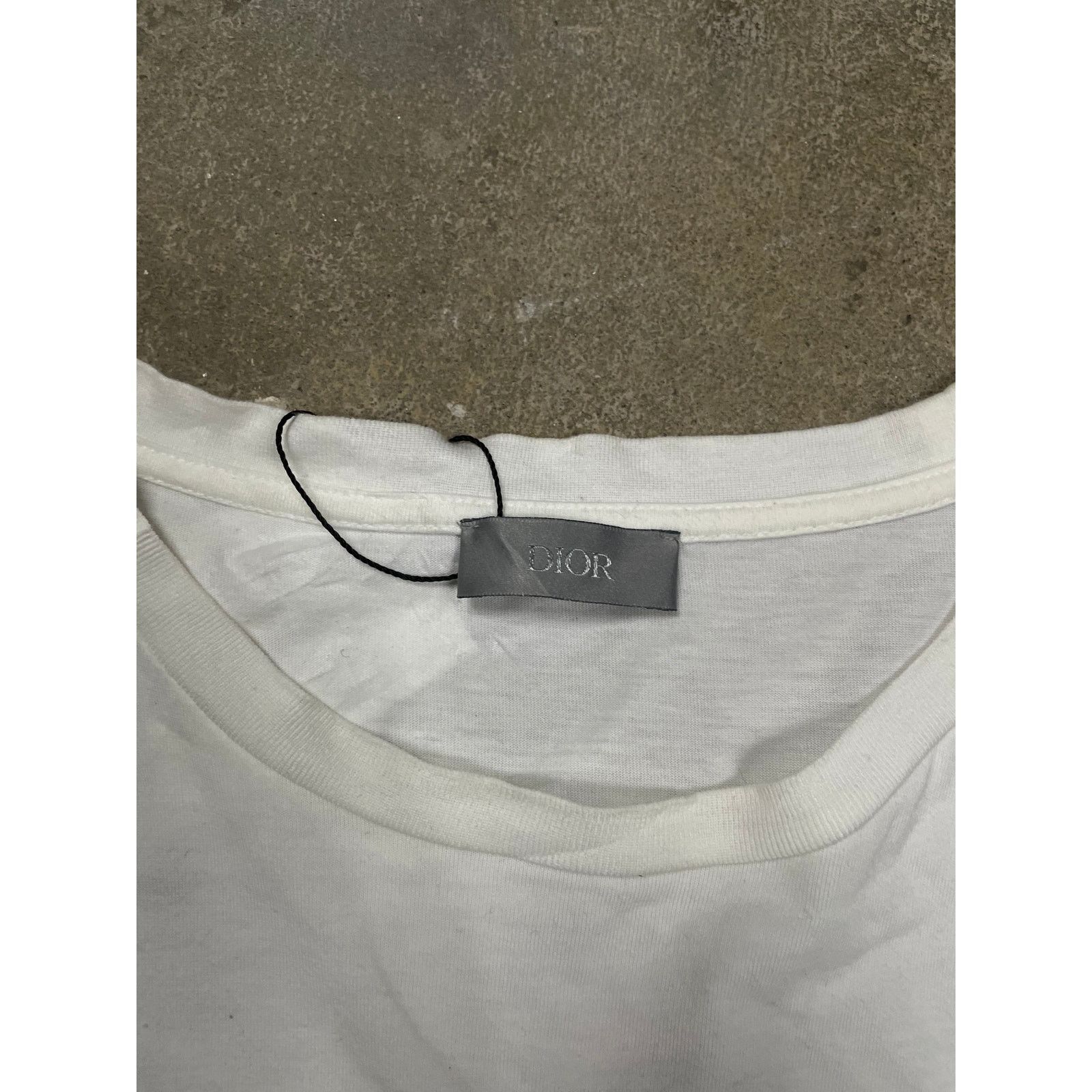 Dior Dior White Tee Visteur Used Medium Size US M / EU 48-50 / 2 - 2 Thumbnail