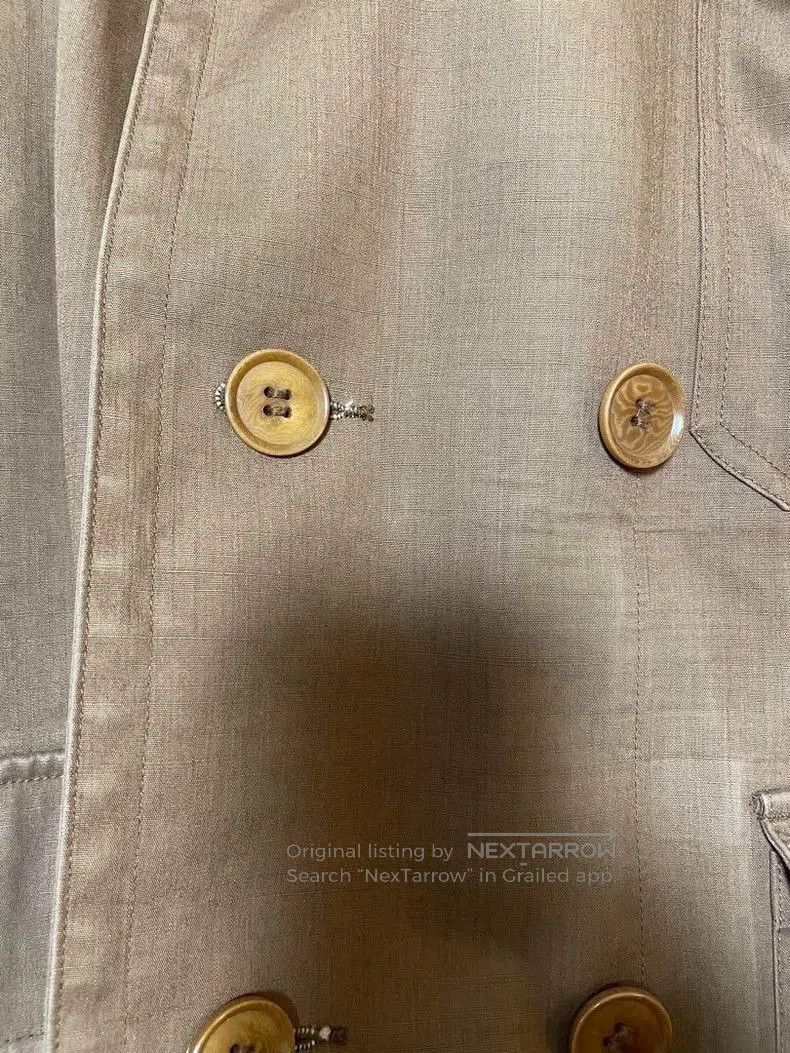 RRL Ralph Lauren RRL Vintage Brown Double-Breasted Trench Jacket. Size US M / EU 48-50 / 2 - 7 Thumbnail