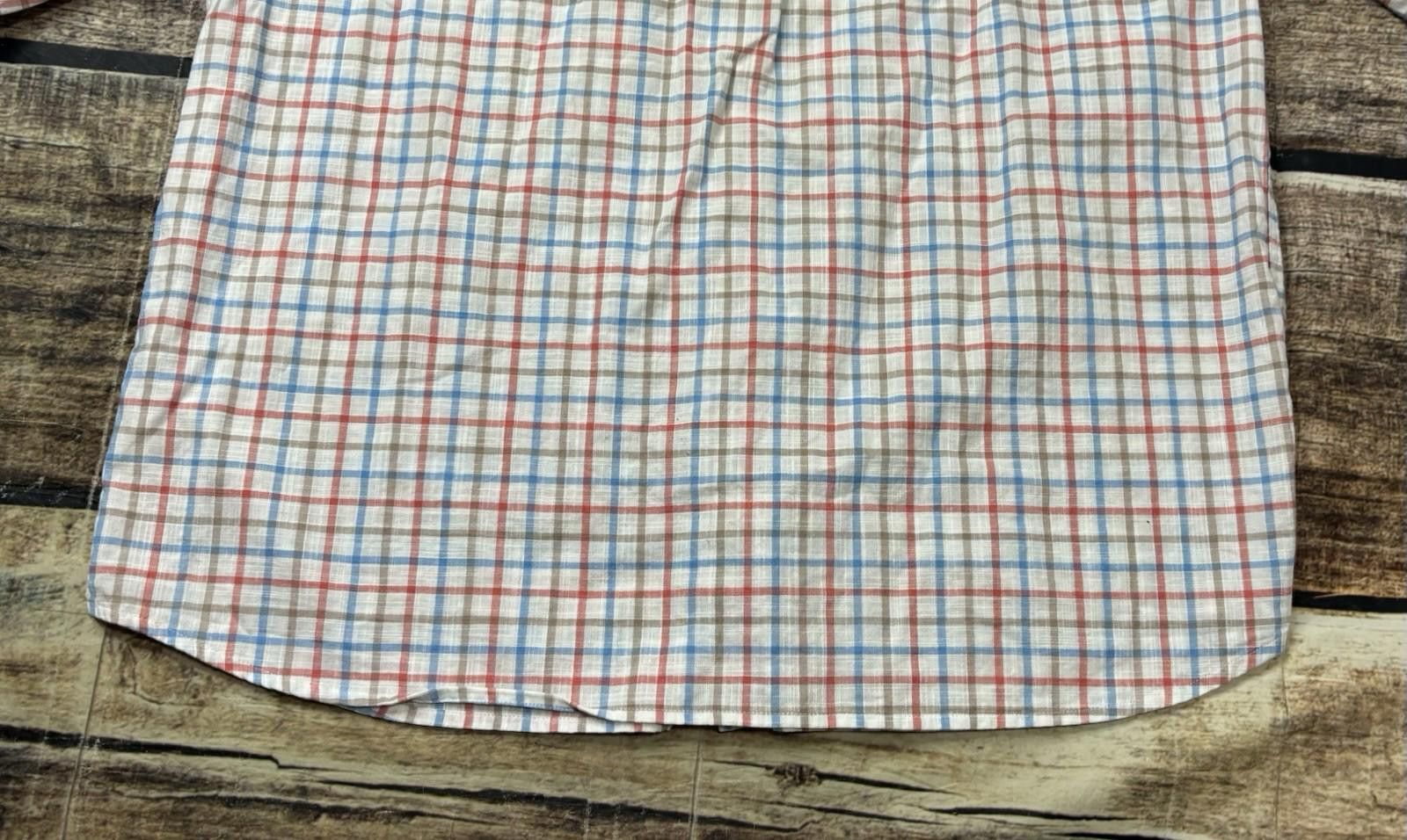 johnnie-O Johnnie O Shirt Mens Large Hangin' Out Check Button Down Size US L / EU 52-54 / 3 - 8 Thumbnail