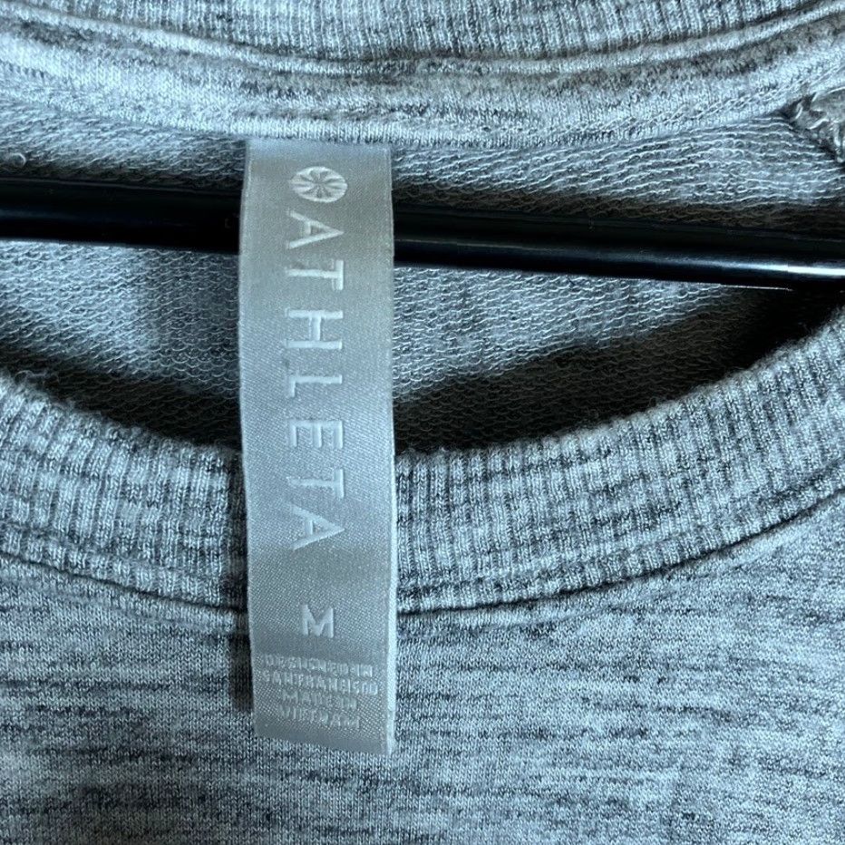 Athleta Athleta Sweatshirt Ladies Mindset Pullover Gray Modal Blend Stretch Medium Size M / US 6-8 / IT 42-44 - 6 Thumbnail