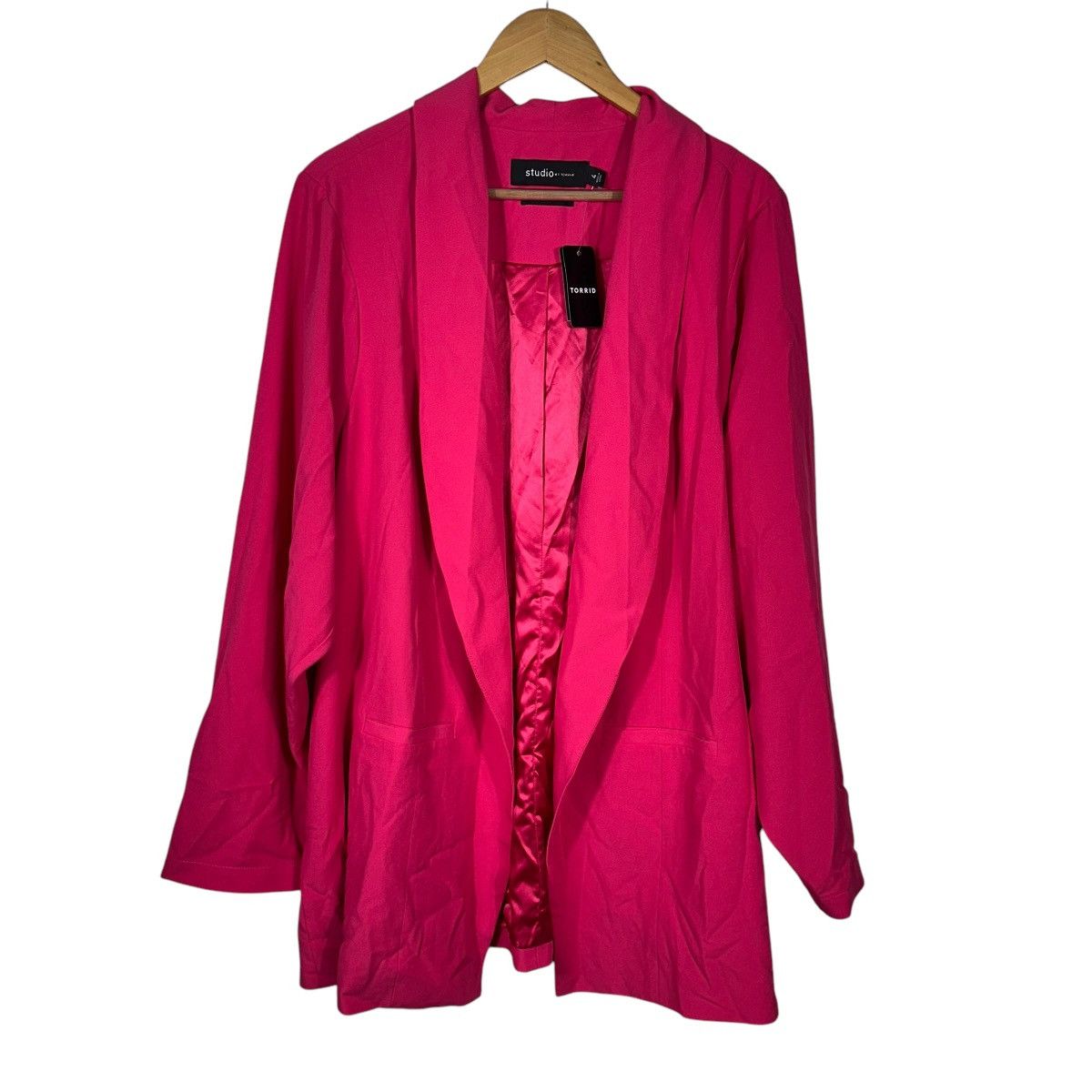 Torrid NEW Torrid Studio Refined Crepe Shawl Collar Blazer Size 4X Size 4XL / US 24-26 - 2 Thumbnail