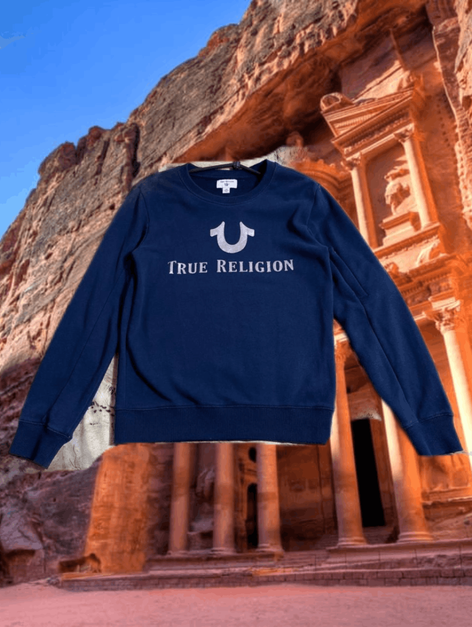 True Religion × Vintage 🔥 Vintage True Religion Graphic Logo Hoodie Tour Sweatshirt Size US L / EU 52-54 / 3 - 1 Thumbnail