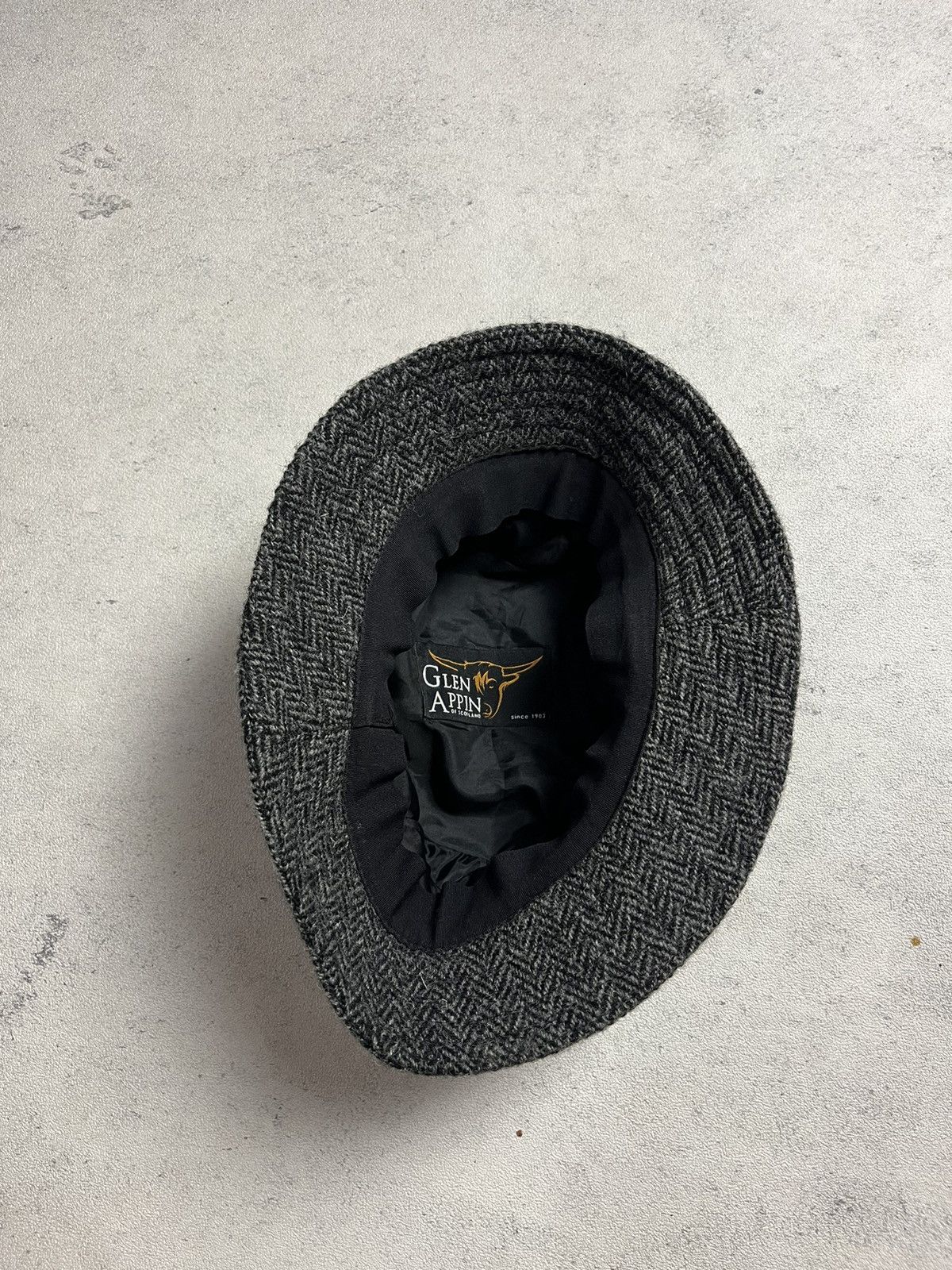 Harris Tweed Glen Appin Scotland Harris Tweed Blue Bucket Hat Size ONE SIZE - 4 Thumbnail