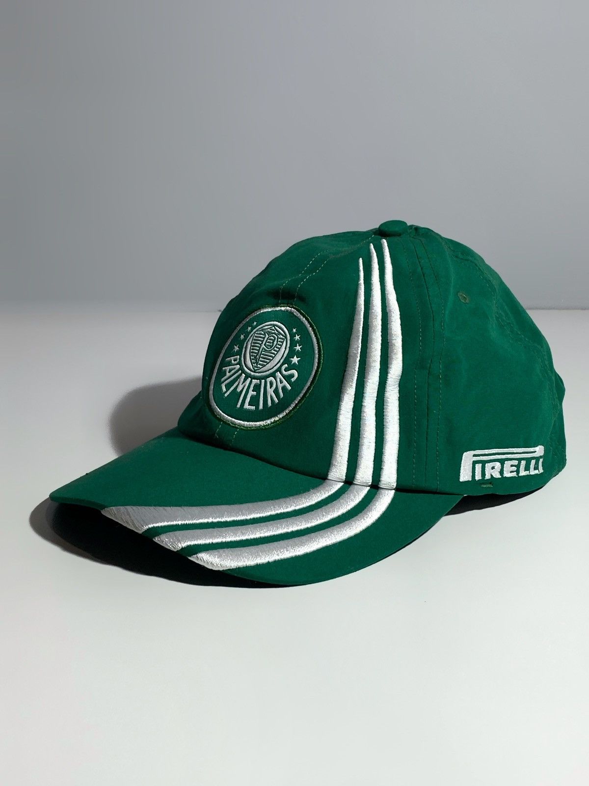 Vintage 00s Adidas Palmeiras FC Brazil Pirelli Y2k Cap