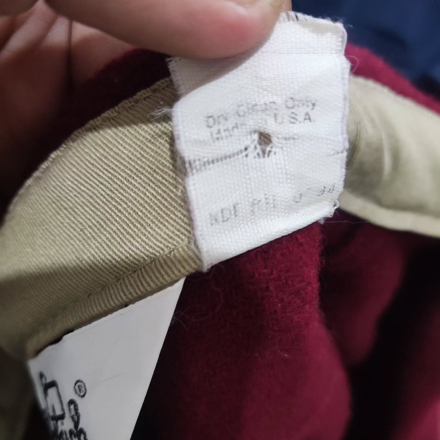 Other Wool rich Vintage Rugged Burgundy Flannel Shirt Size US L / EU 52-54 / 3 - 3 Thumbnail